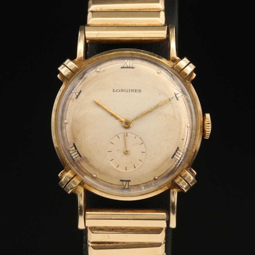 Vintage Longines 14K Stem Wind Wristwatch