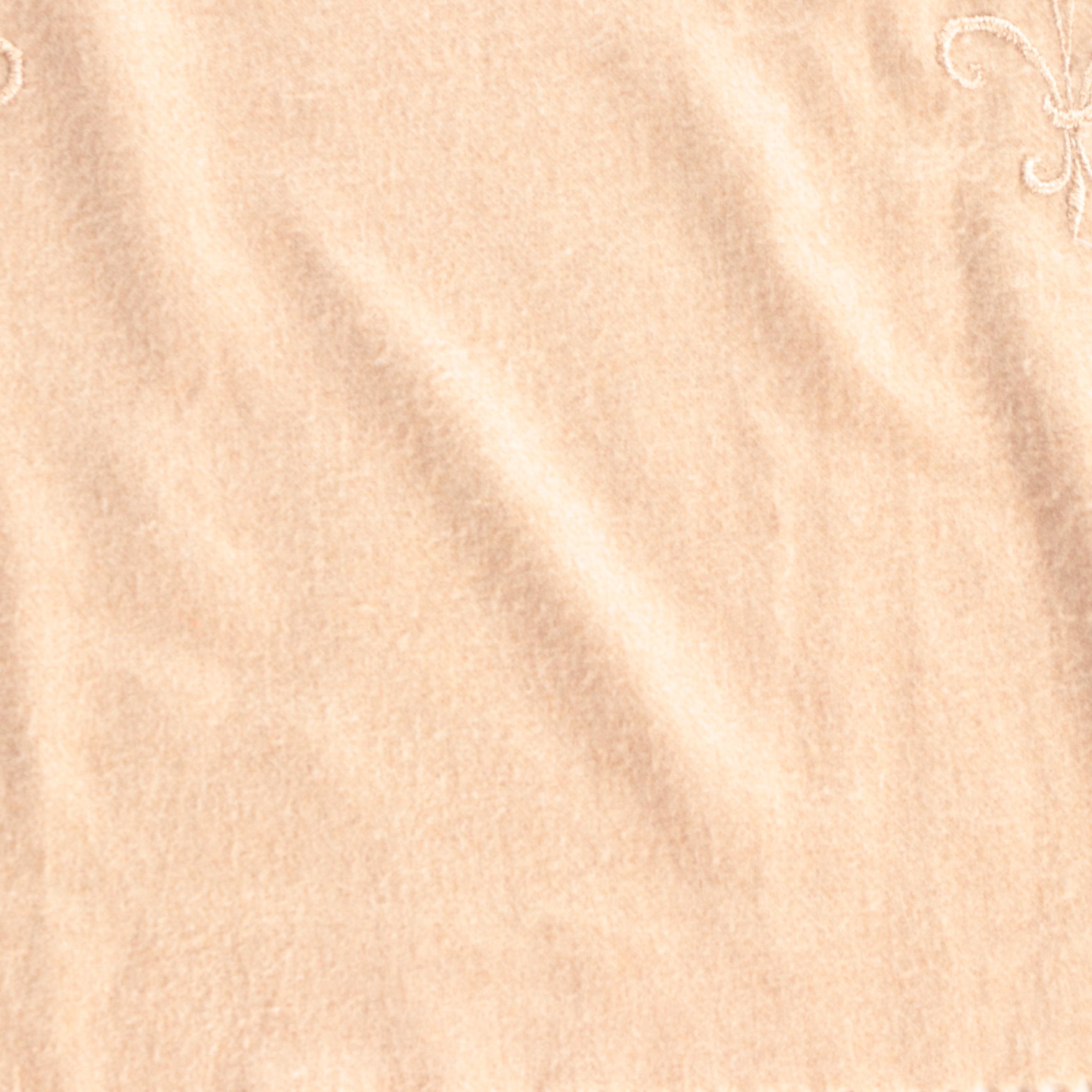 Cashmere Throw with Fleurs de Lis Embellishment by Dante Decken & Plaids