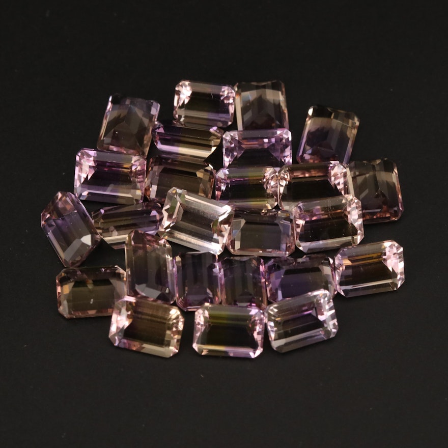 Loose 37.41 CTW Rectangular Ametrine