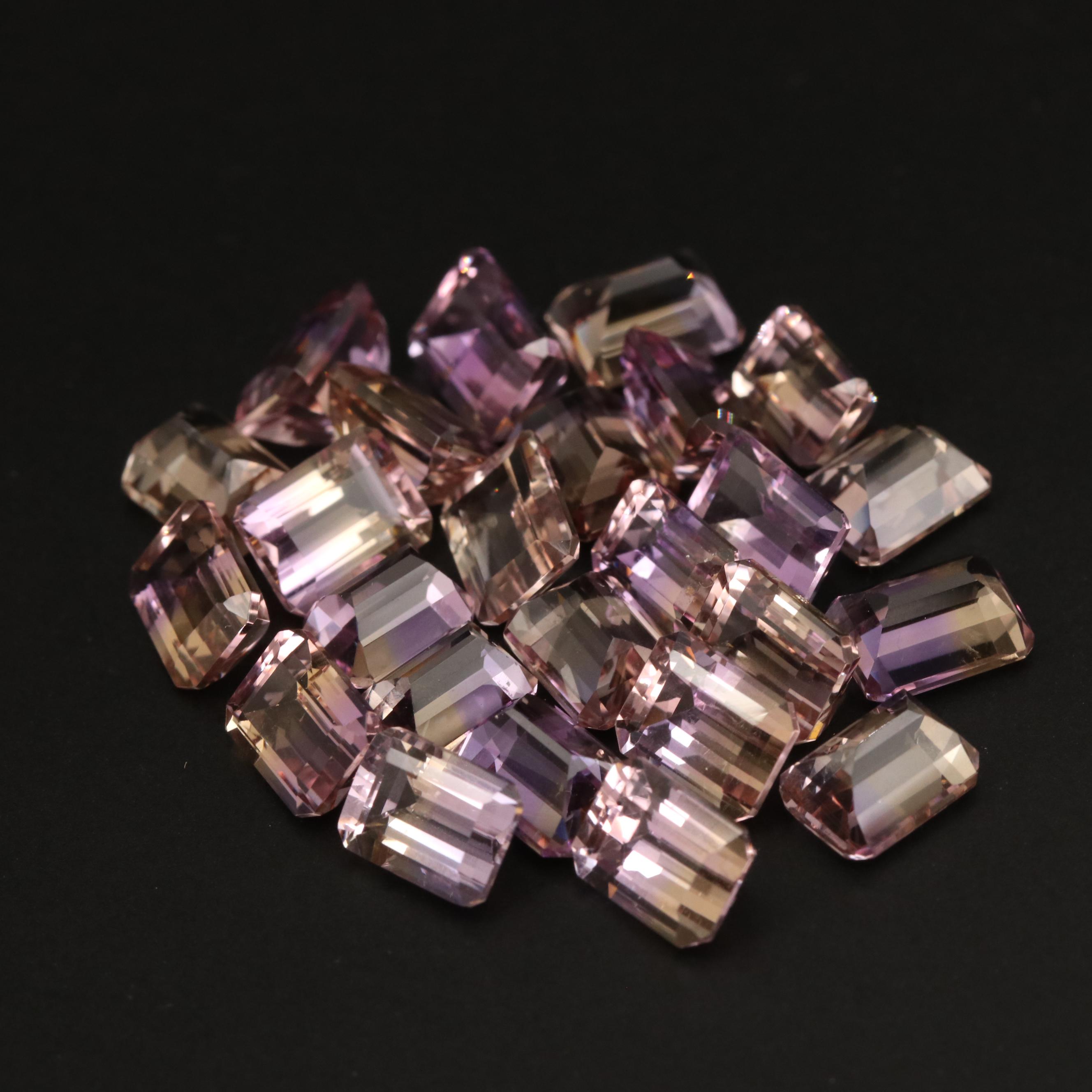 Loose 37.41 CTW Rectangular Ametrine