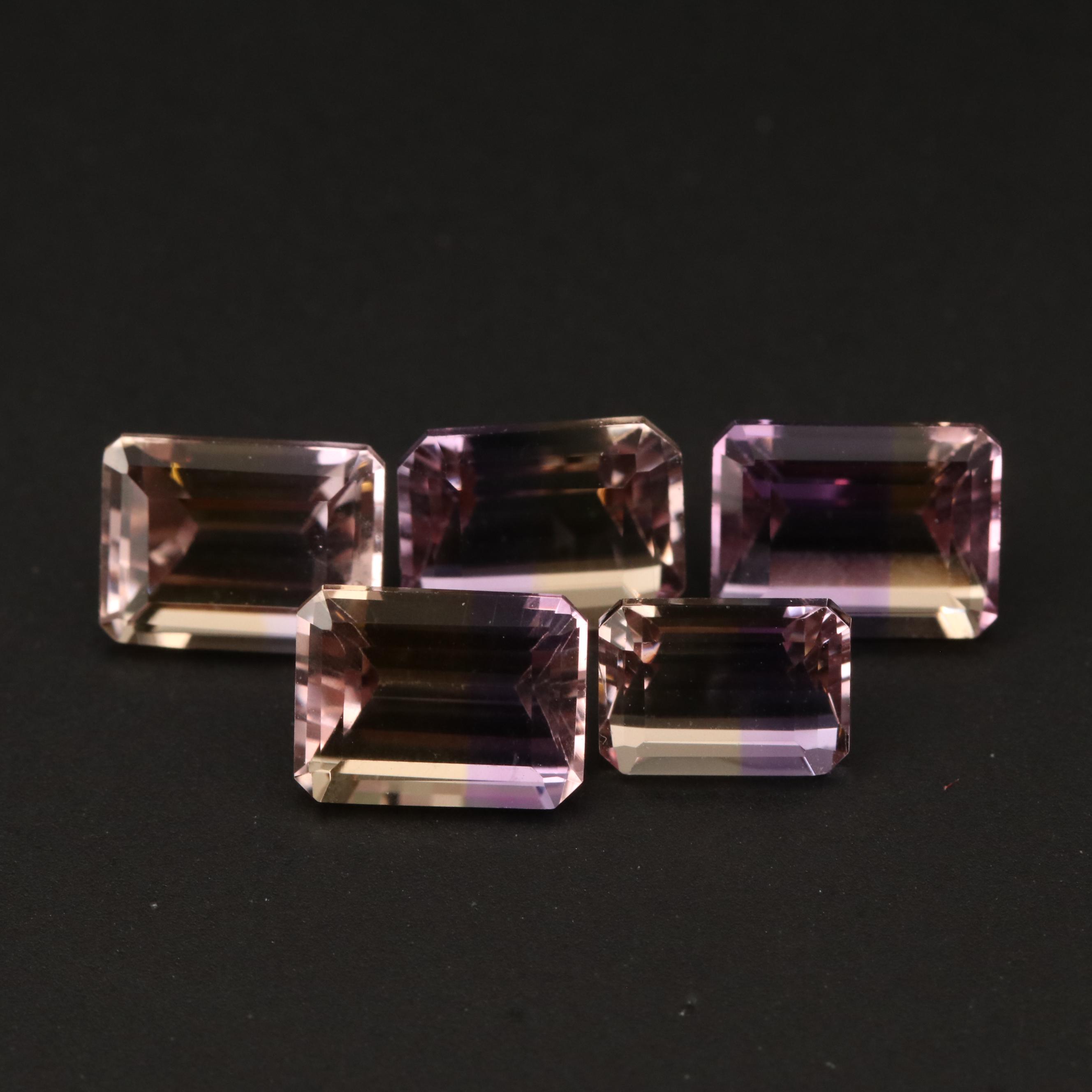 Loose 37.41 CTW Rectangular Ametrine