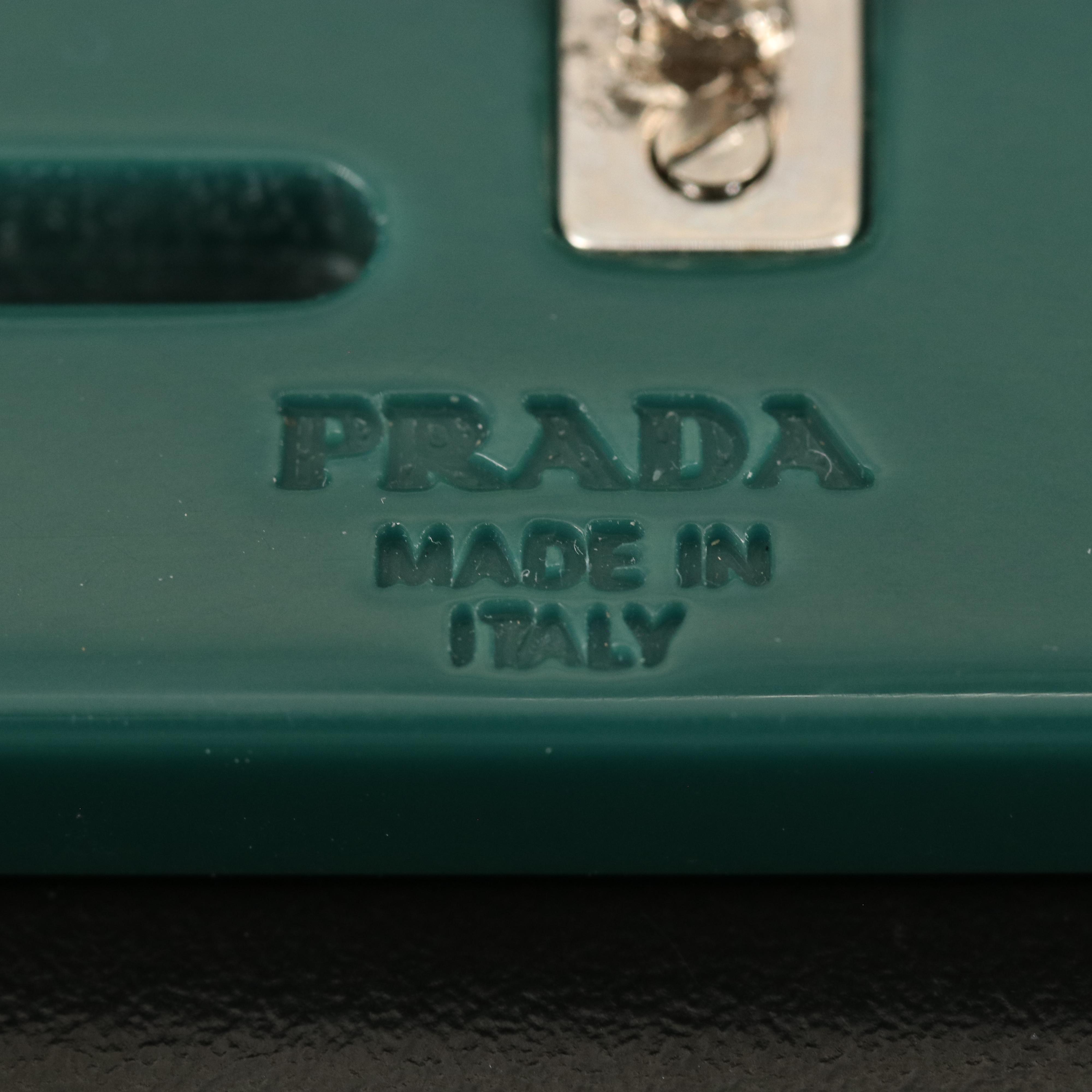 Vintage Prada Sailboat Brooch with Leather Detail