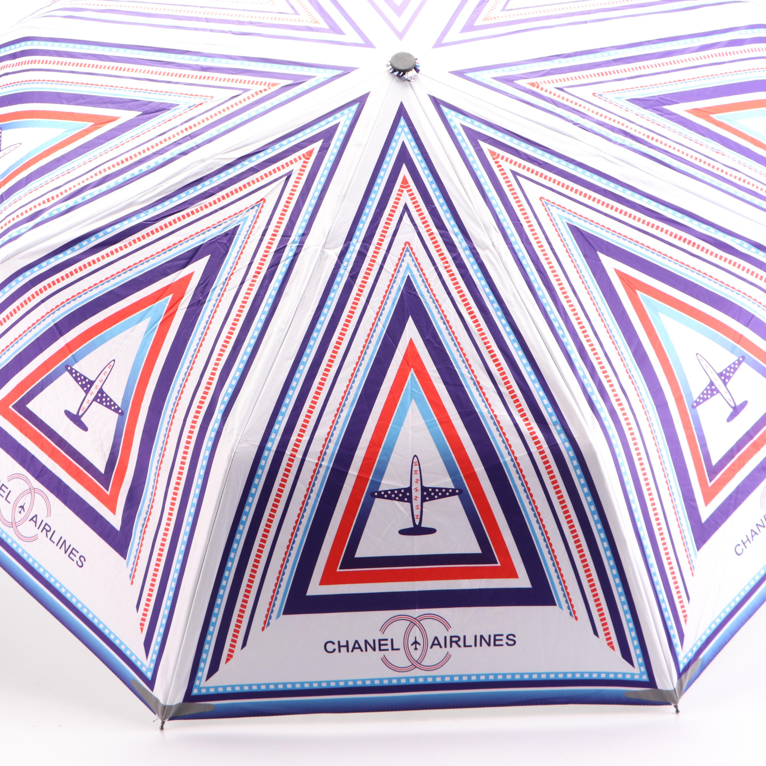 Chanel Airlines Exclusive VIP Umbrella with Torch