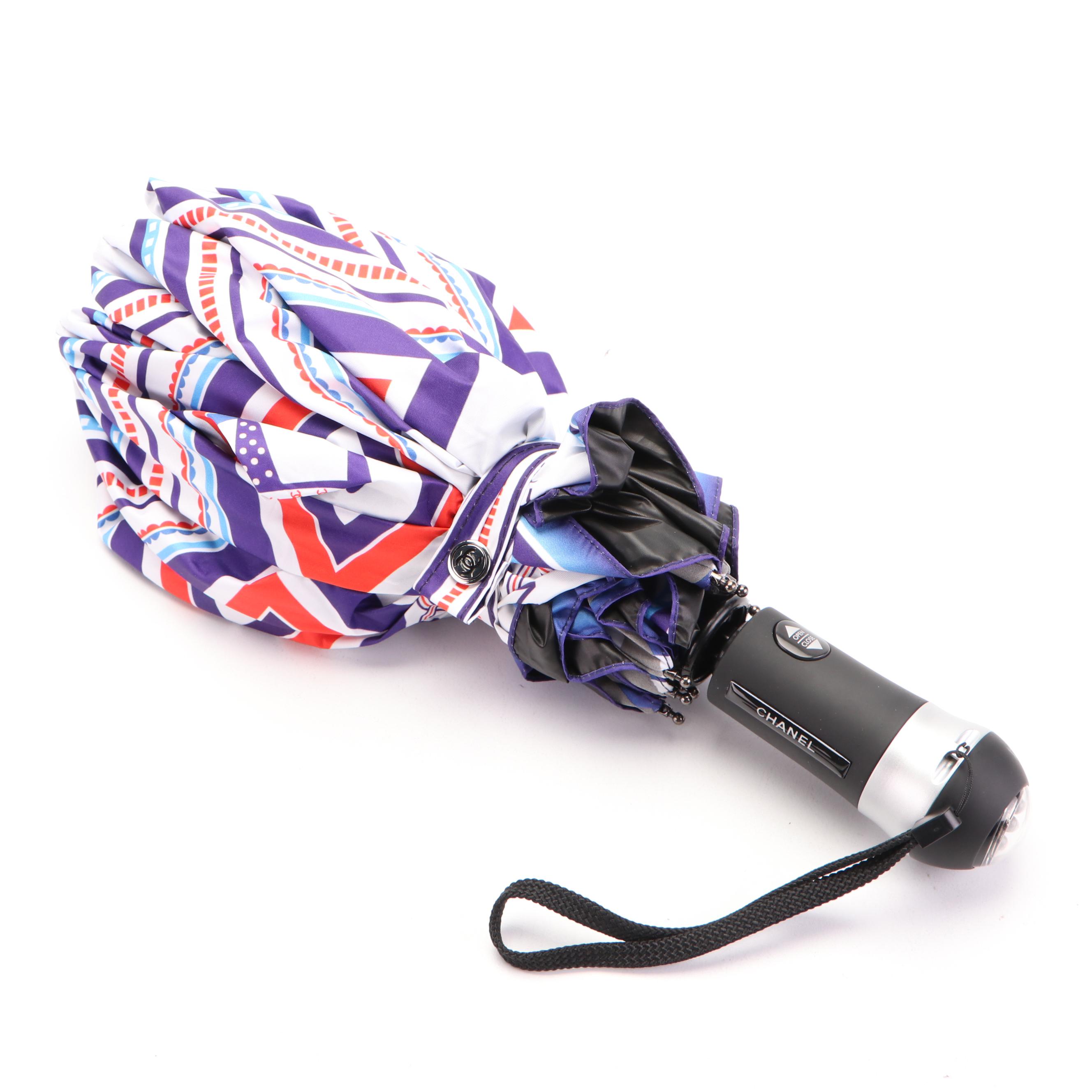 Chanel Airlines Exclusive VIP Umbrella with Torch