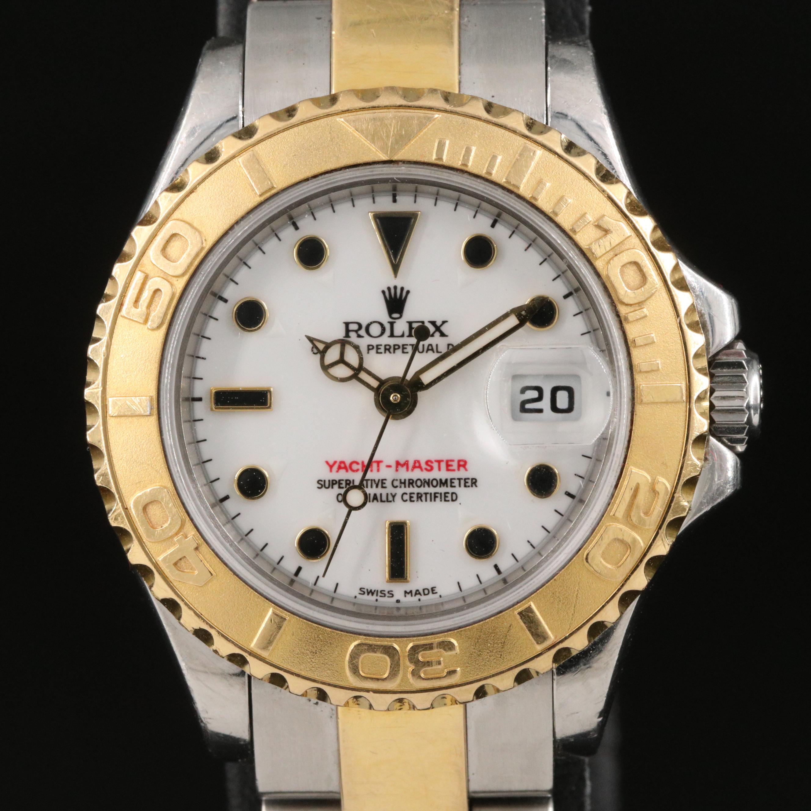 2001 - 2002 Rolex Yacht-Master 18K and Stainless Steel Watch