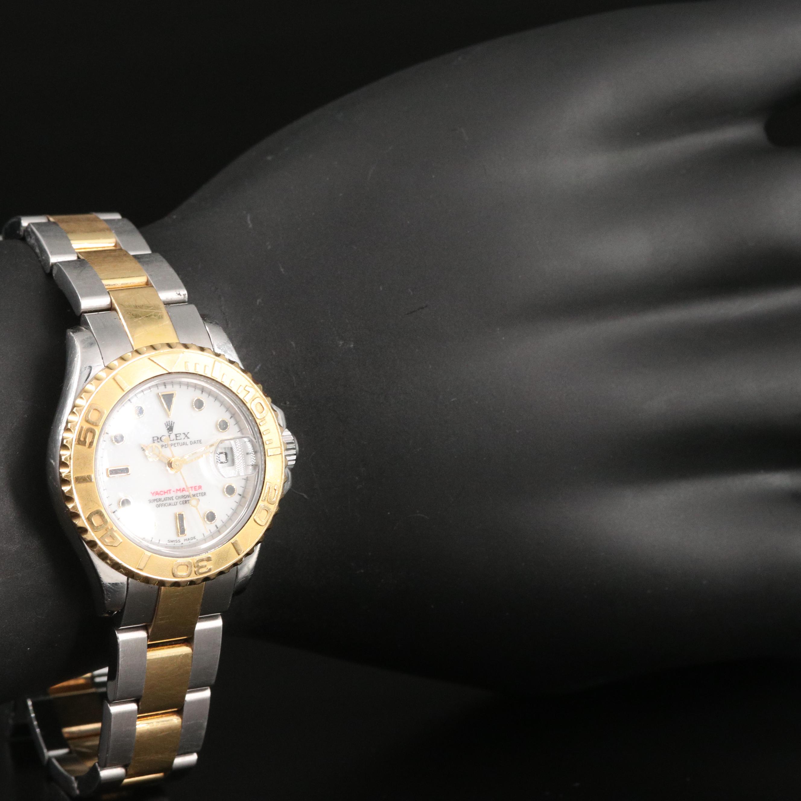 2001 - 2002 Rolex Yacht-Master 18K and Stainless Steel Watch