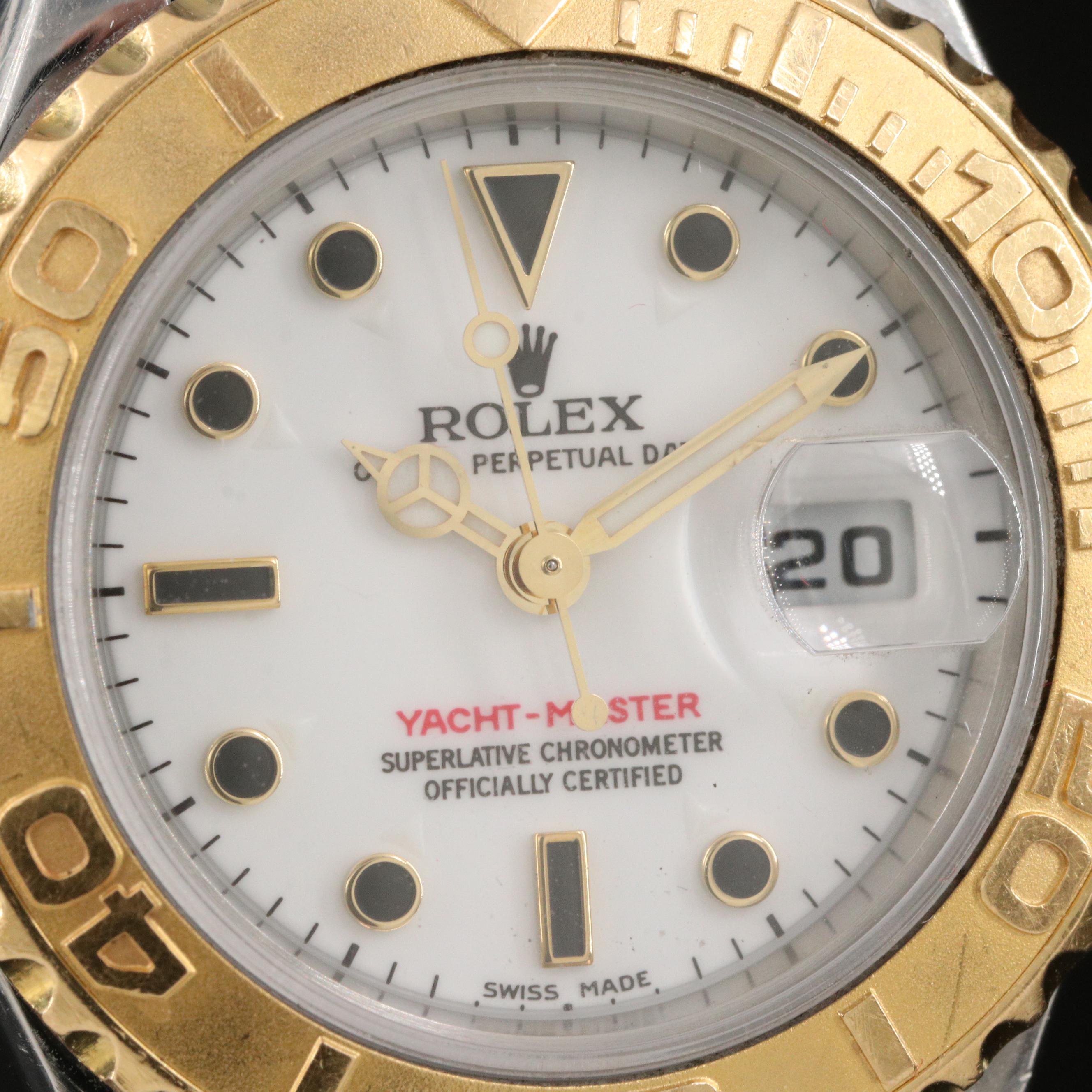 2001 - 2002 Rolex Yacht-Master 18K and Stainless Steel Watch