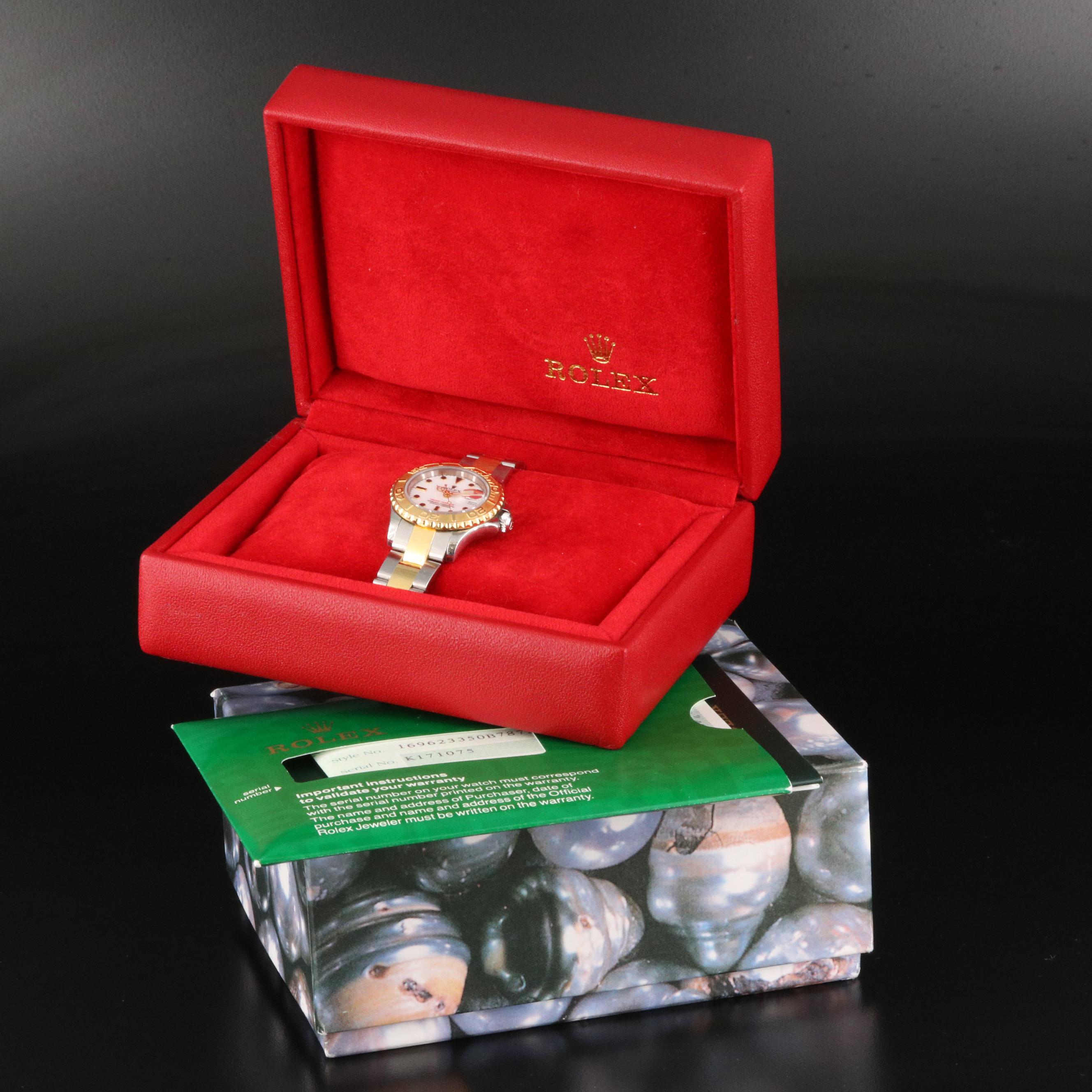 2001 - 2002 Rolex Yacht-Master 18K and Stainless Steel Watch