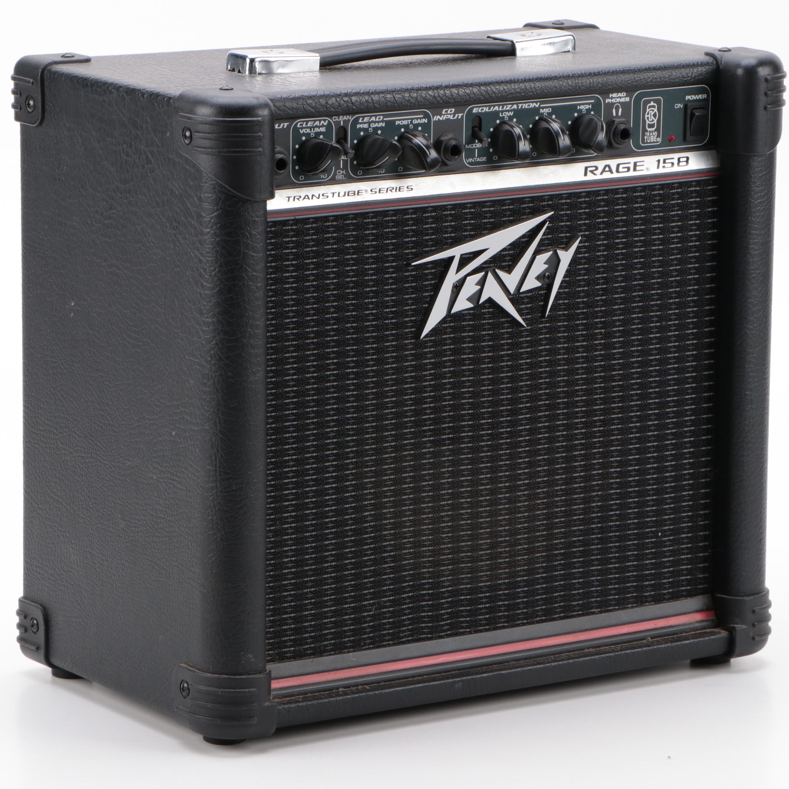 Peavey Rage 158 Guitar Amplifier with Instrument Cable