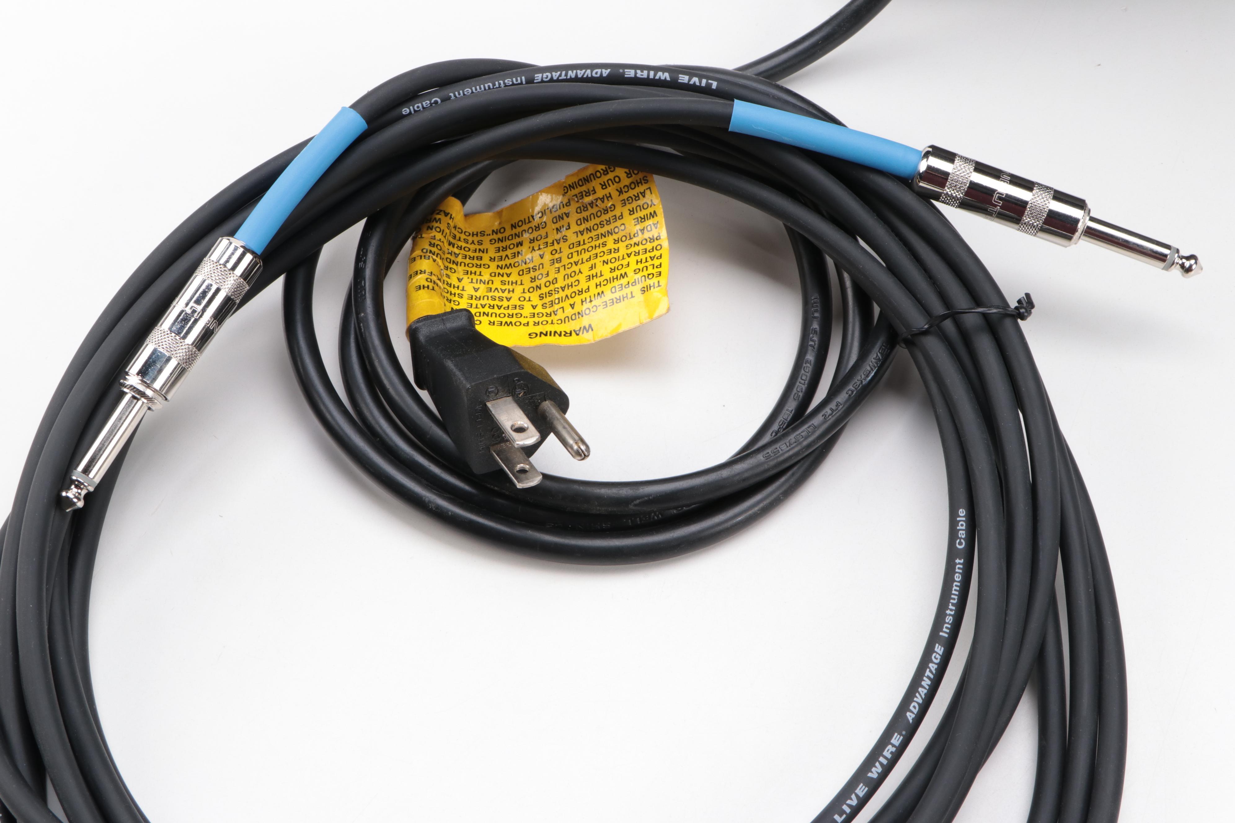 Peavey Rage 158 Guitar Amplifier with Instrument Cable