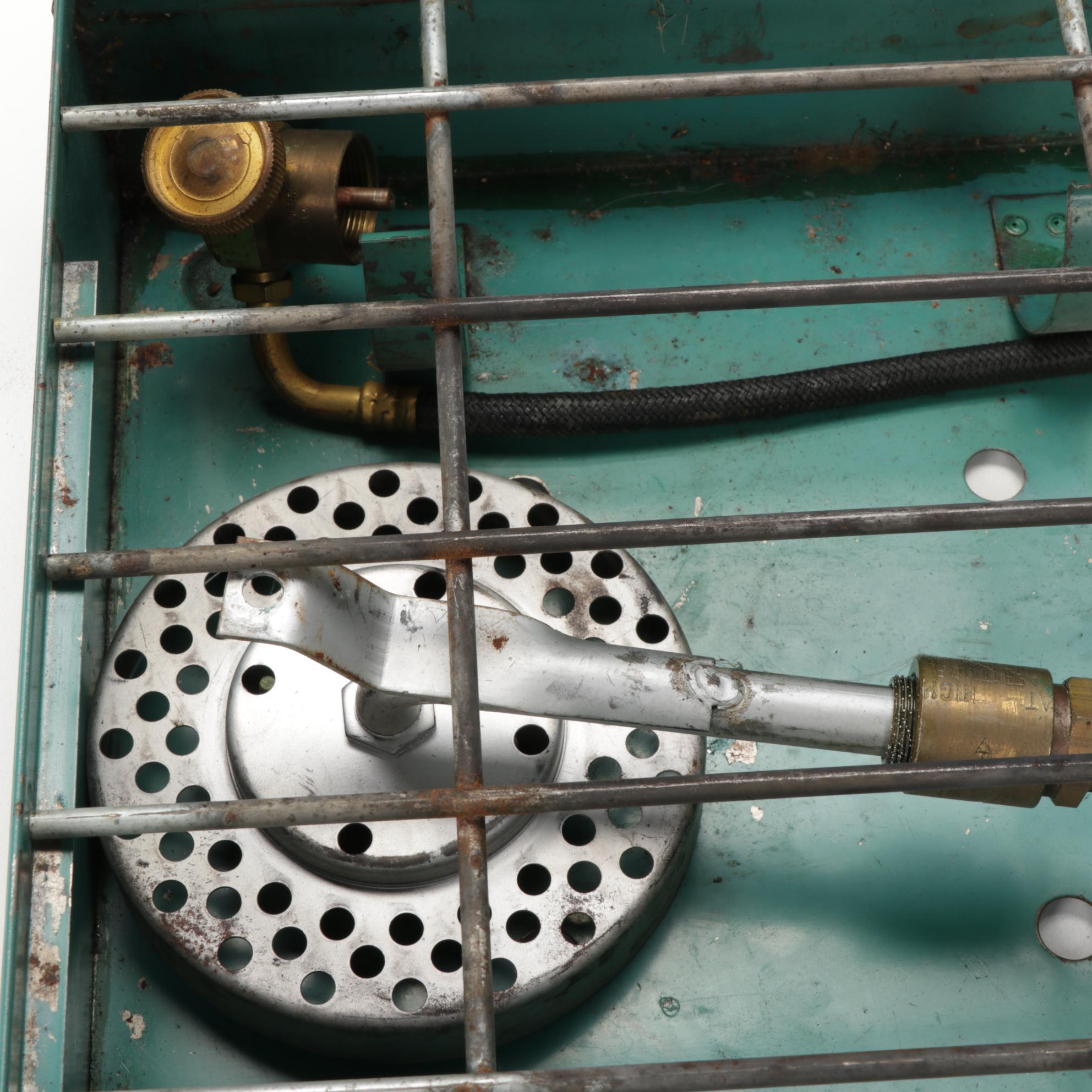 Bernz O Matic Propane Cook Stove and Grill with Picnic Basket