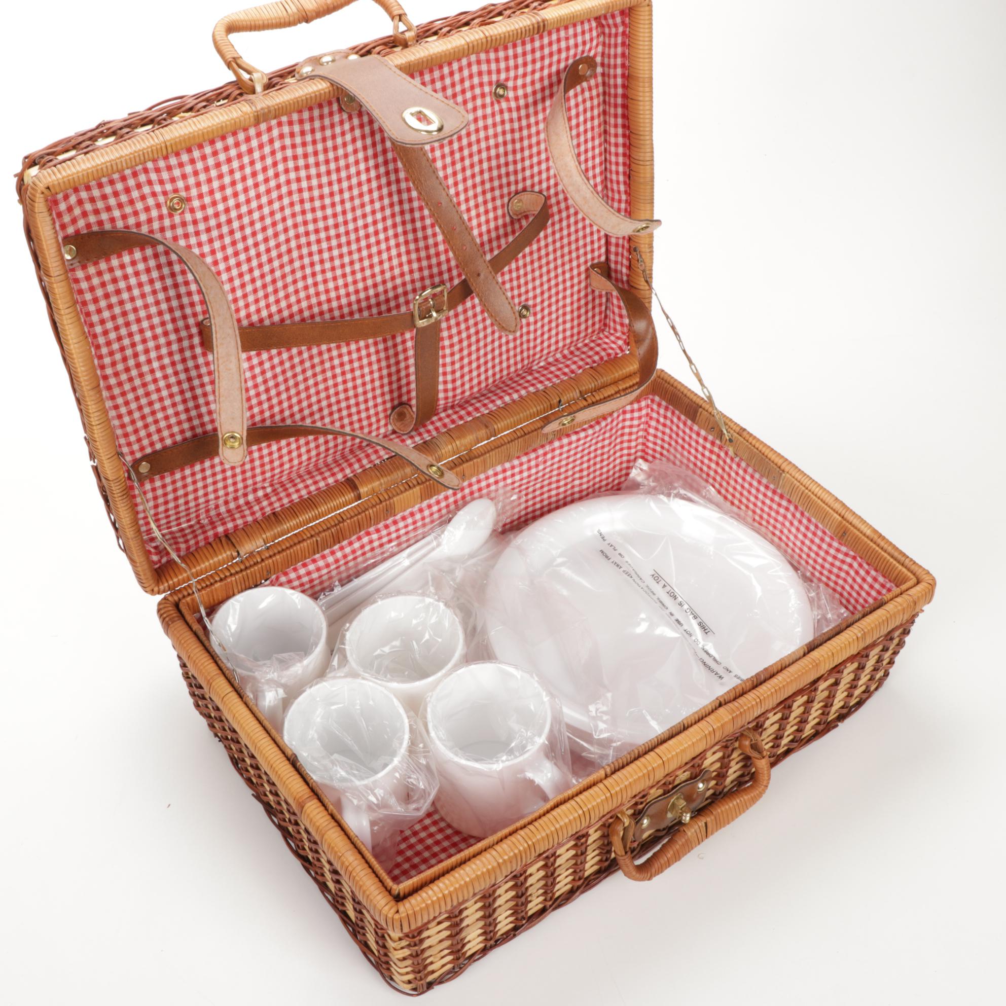 Bernz O Matic Propane Cook Stove and Grill with Picnic Basket