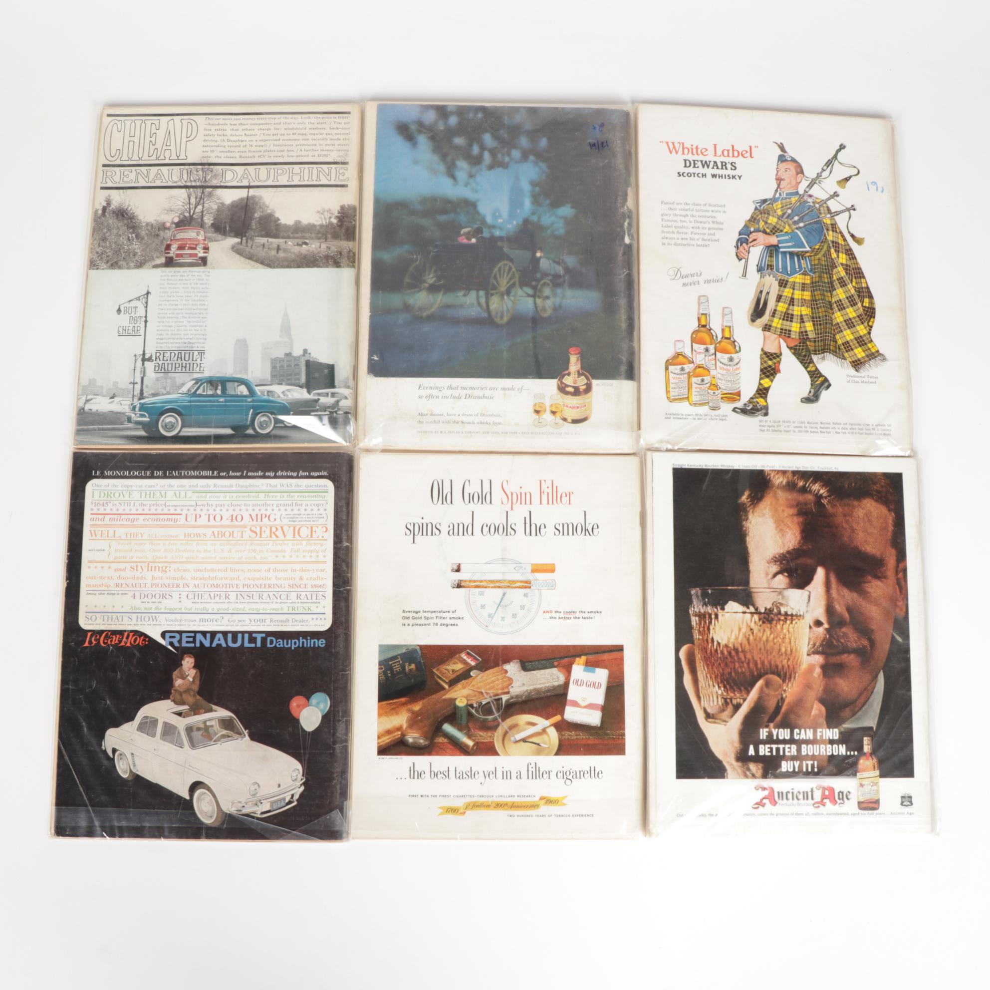 "Playboy" Magazines Featuring Holiday and Anniversary Issues, 1960–1961