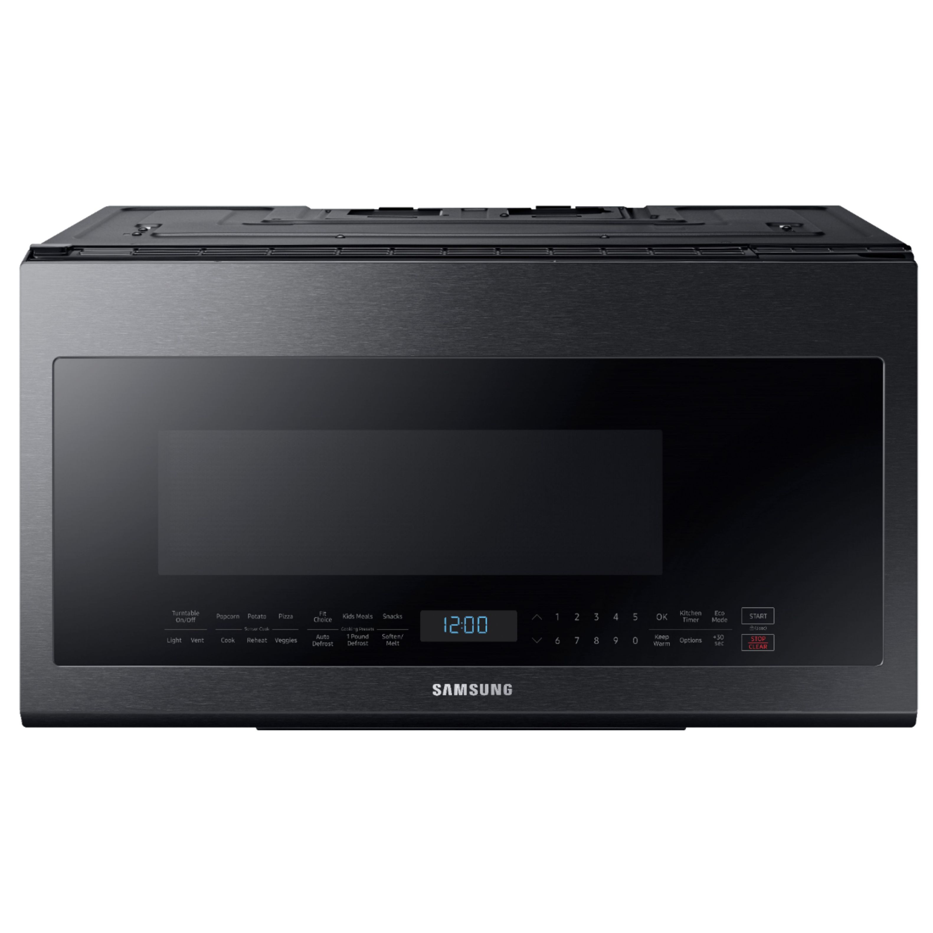 Samsung 2.1 Cu. Ft. Black Stainless Steel Over-the-Range Microwave