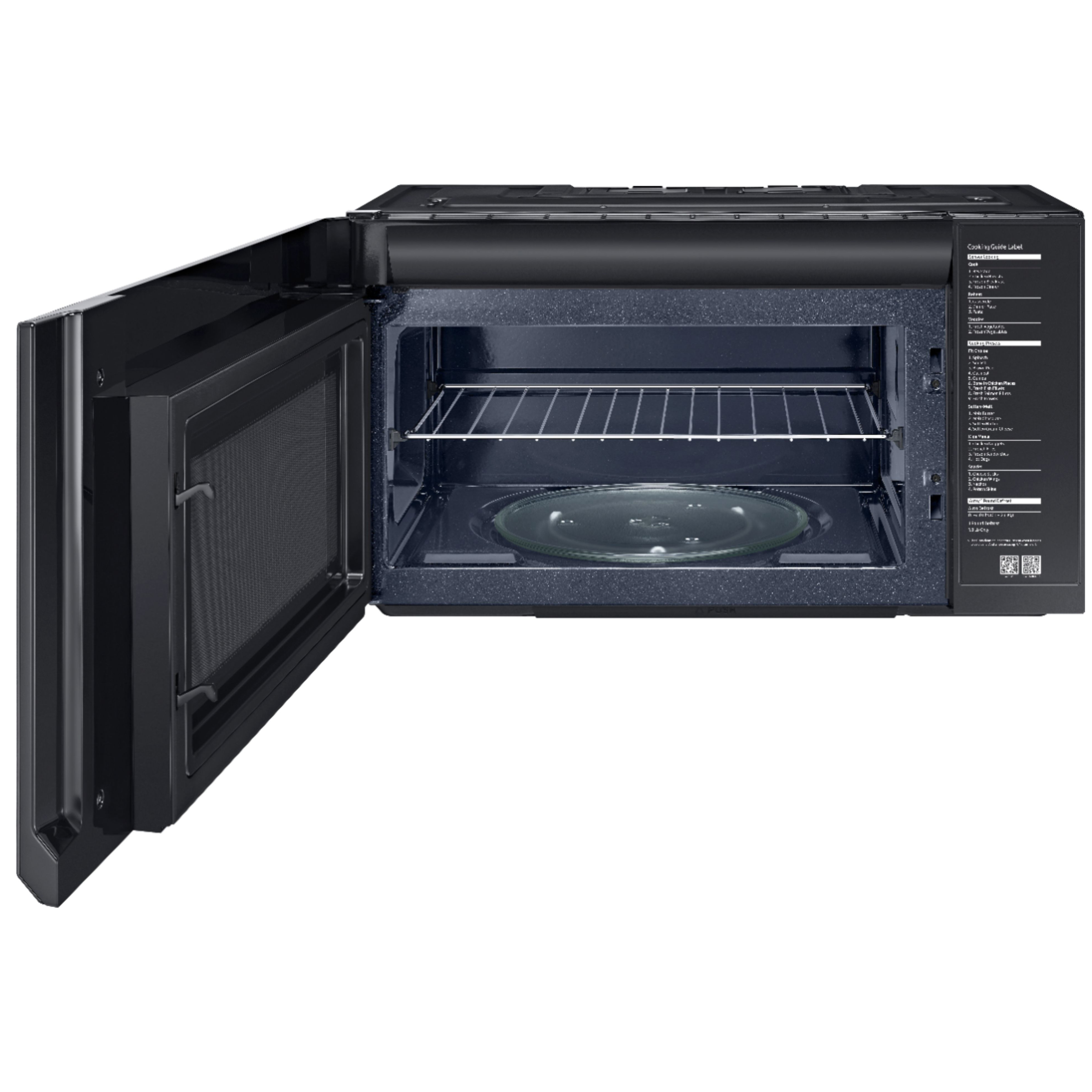 Samsung 2.1 Cu. Ft. Black Stainless Steel Over-the-Range Microwave