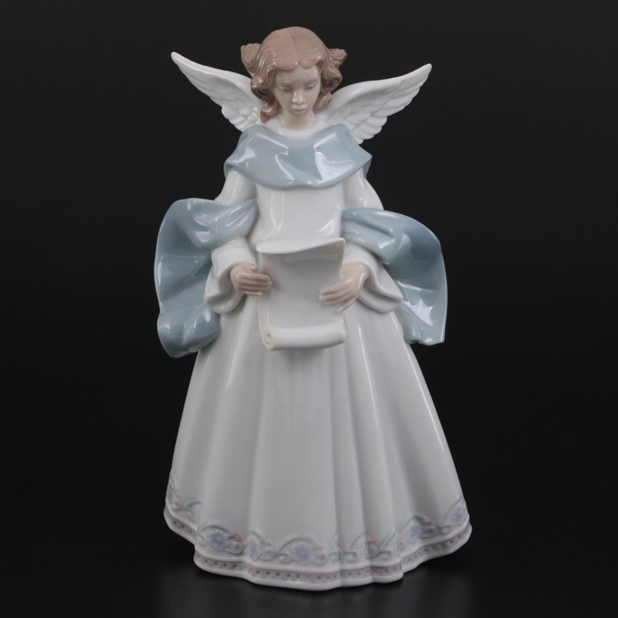 Lladró "Rejoice" Porcelain Angel Figurine