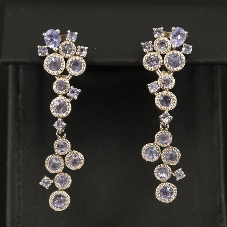 Sterling Tanzanite Earrings