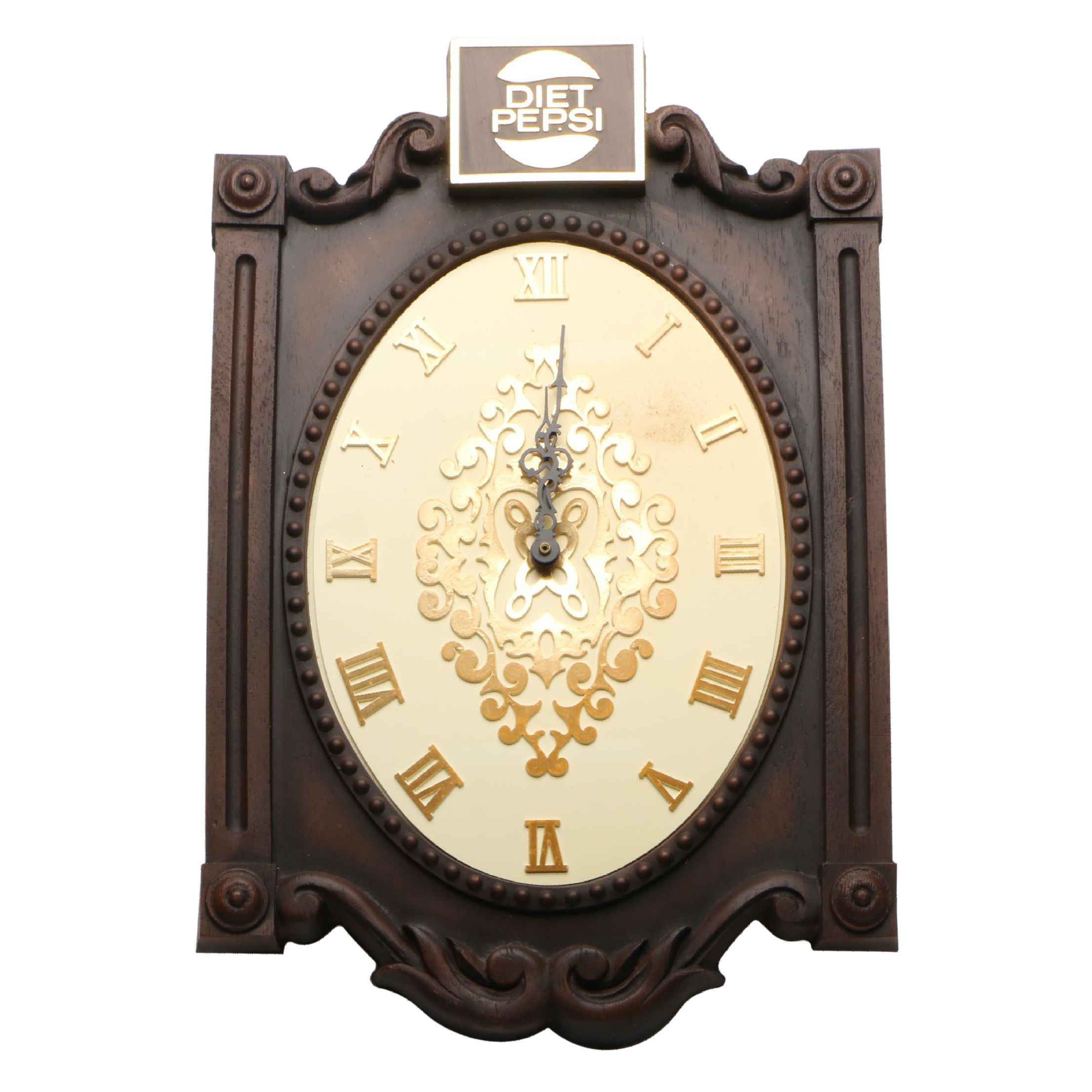 Diet Pepsi Wall-Mounted Battery-Operated Plastic Clock