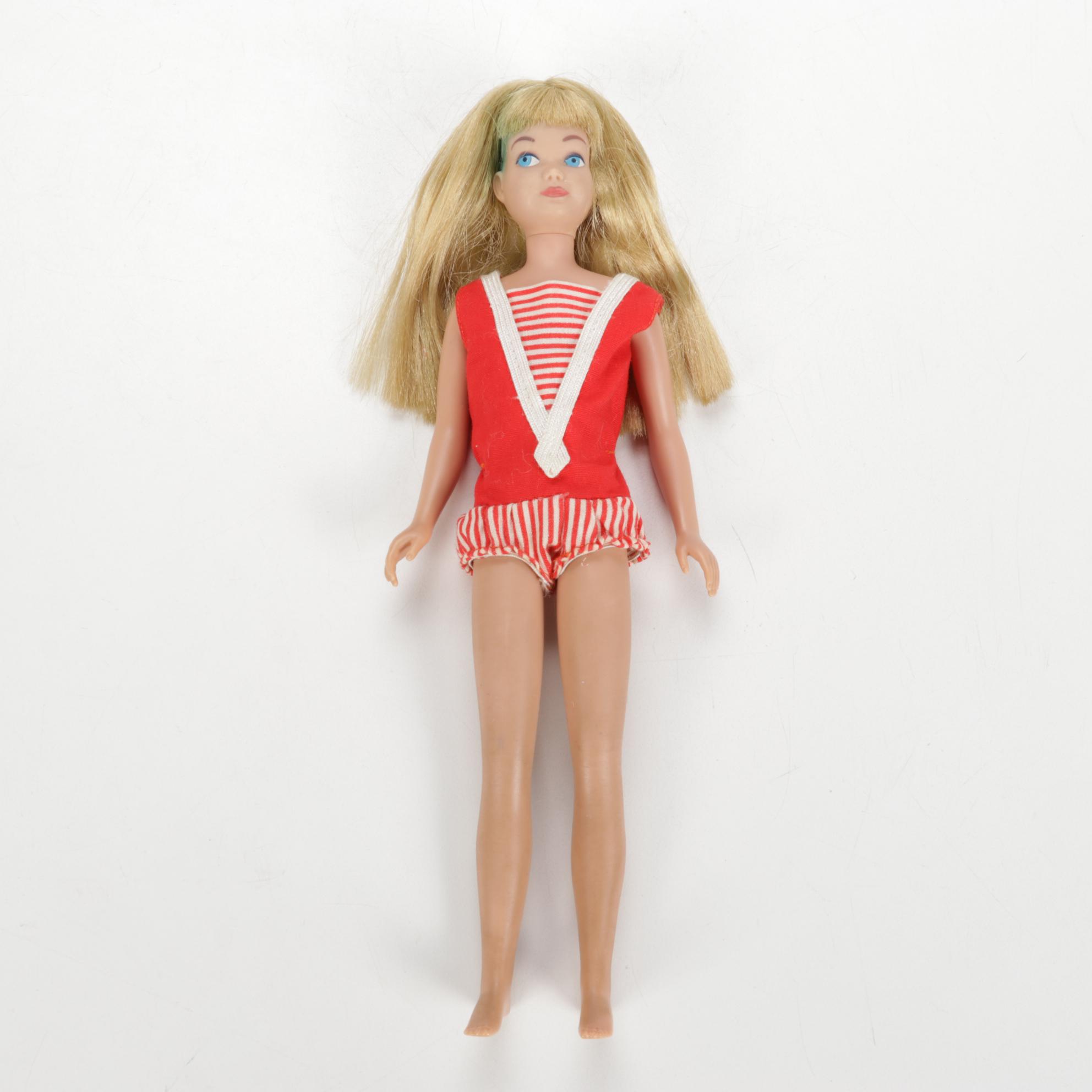 Mattel Barbie and Skipper Doll Cases With Skipper Doll and Accesories