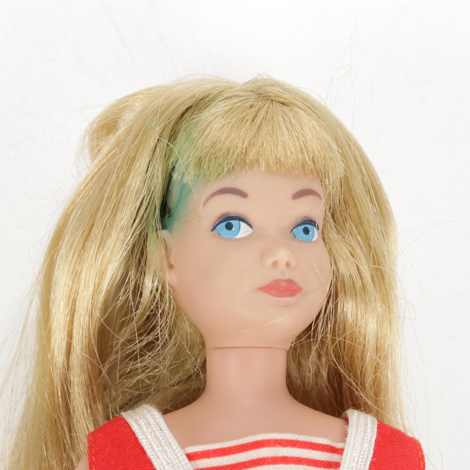 Mattel Barbie and Skipper Doll Cases With Skipper Doll and Accesories