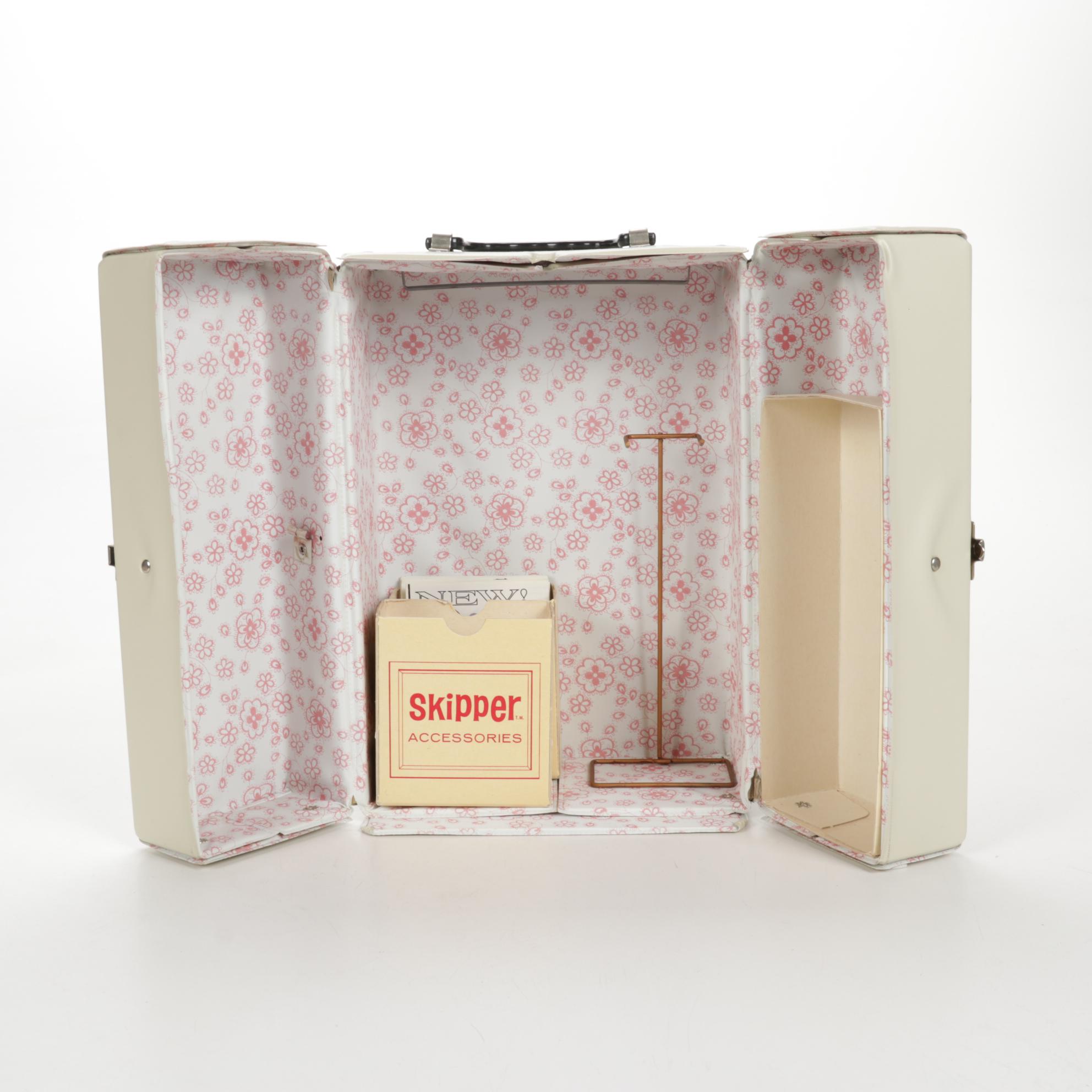 Mattel Barbie and Skipper Doll Cases With Skipper Doll and Accesories