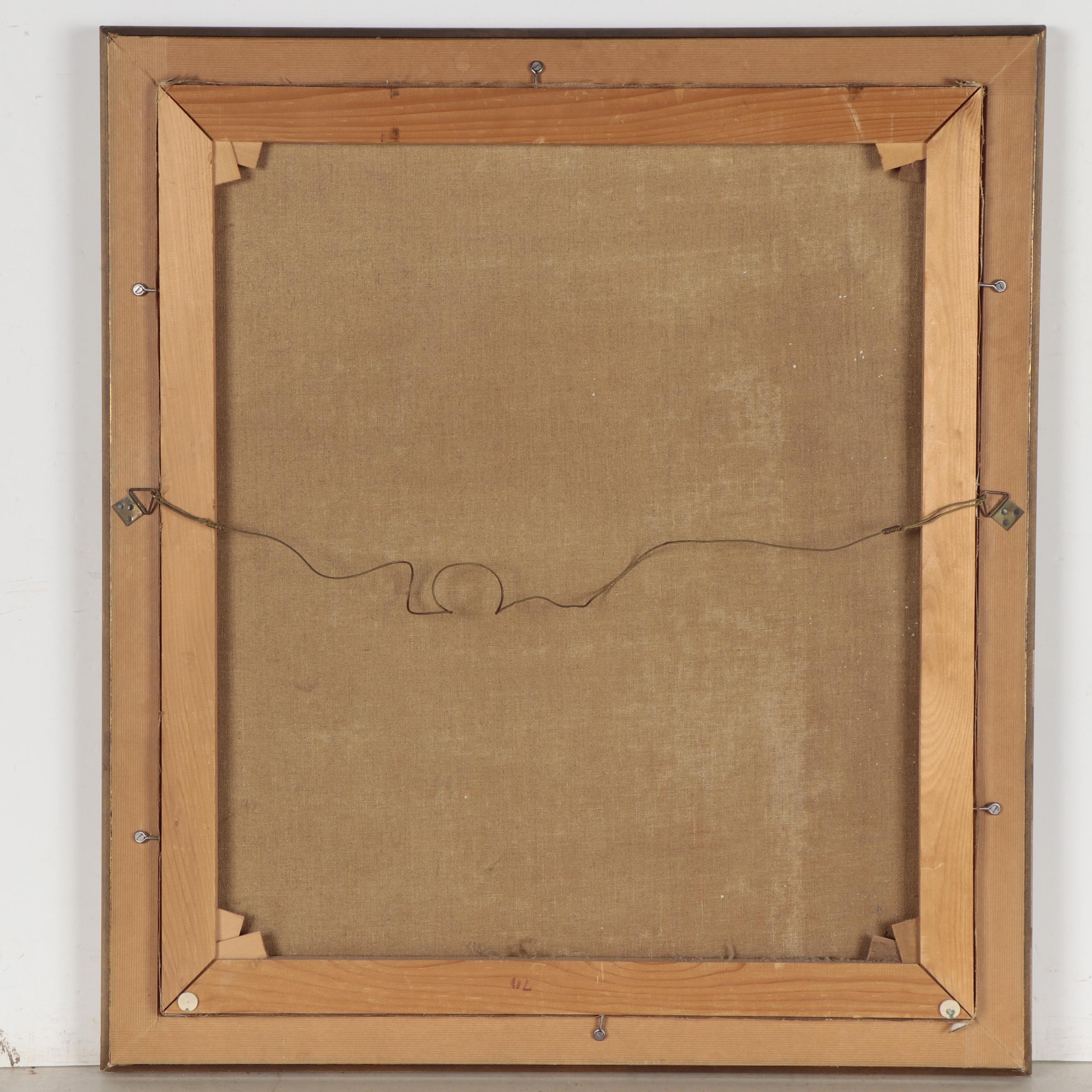 Arno Lemke Landscape Oil Painting of Munich, Mid-20th Century