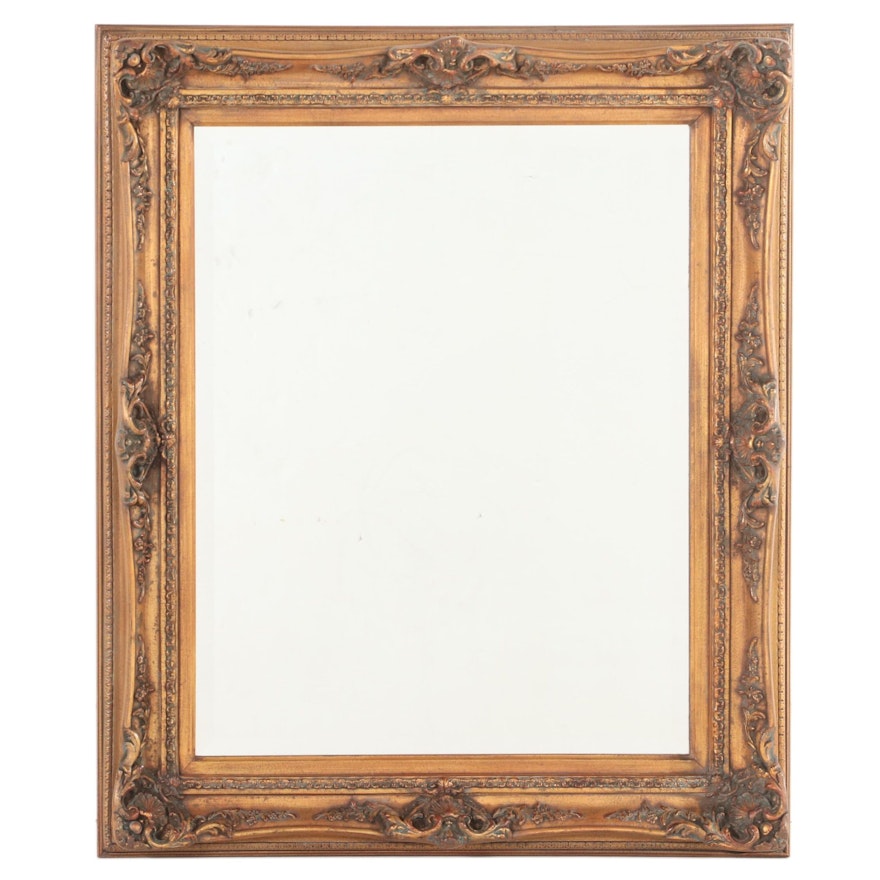 Rococo Style Giltwood and Composition Mirror