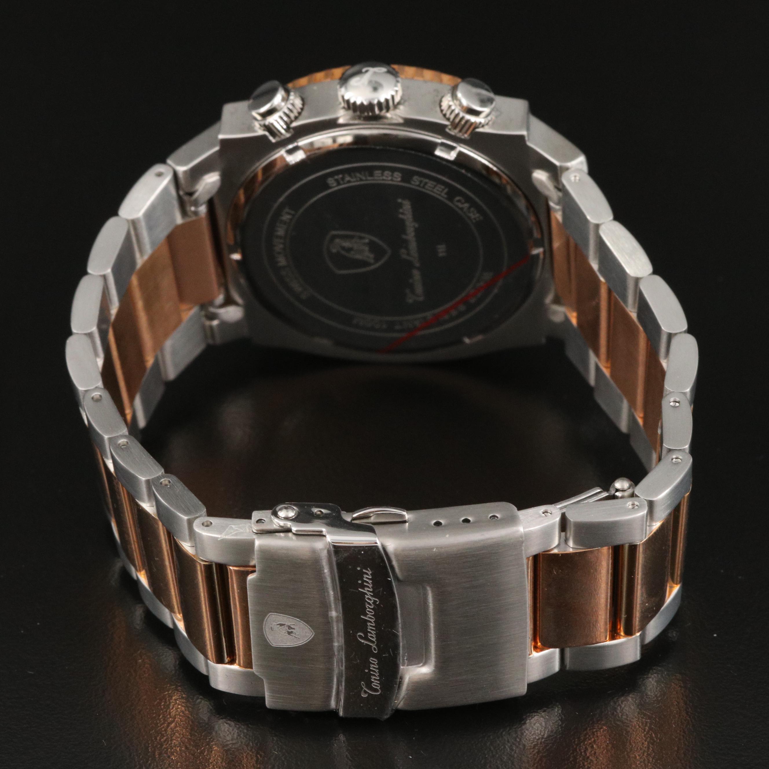 Tonino Lamborghini Two-Tone Stainless Steel Chronograph Watch