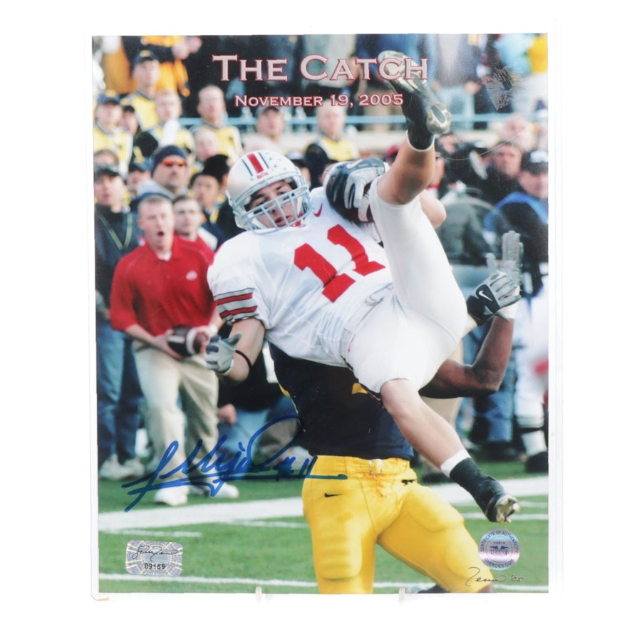 2005 Anthony Gonzales Signed "The Catch" Photo Print, COA