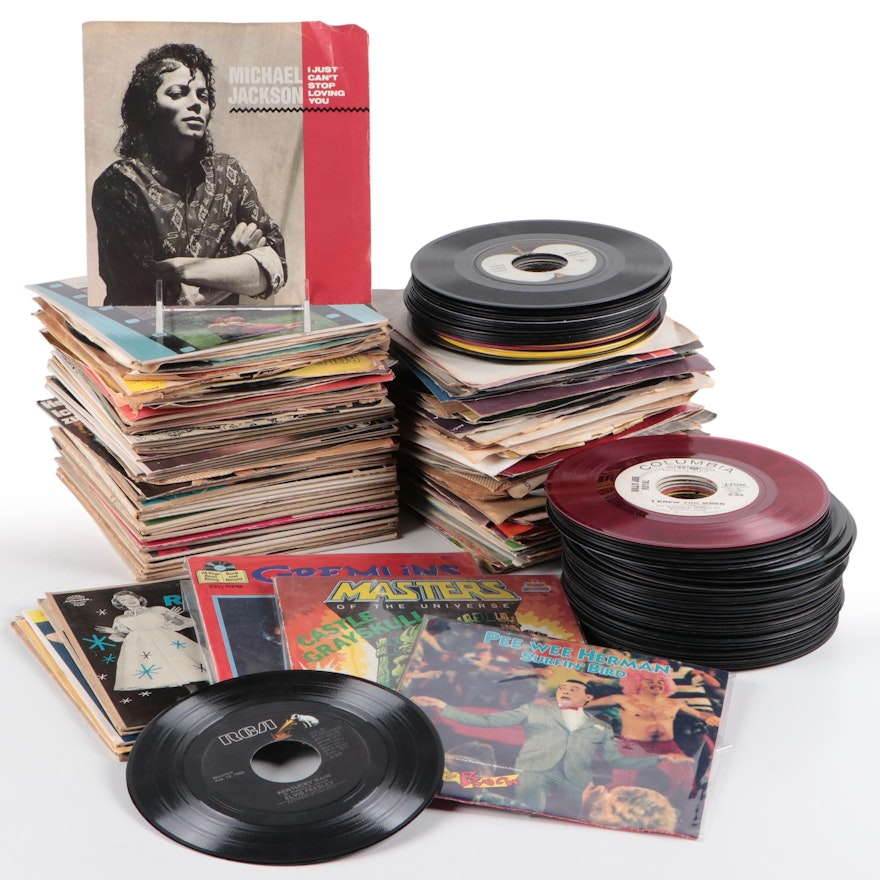 Michael Jackson, Bobby Vinton, REO Speedwagon and Other Vinyl Records