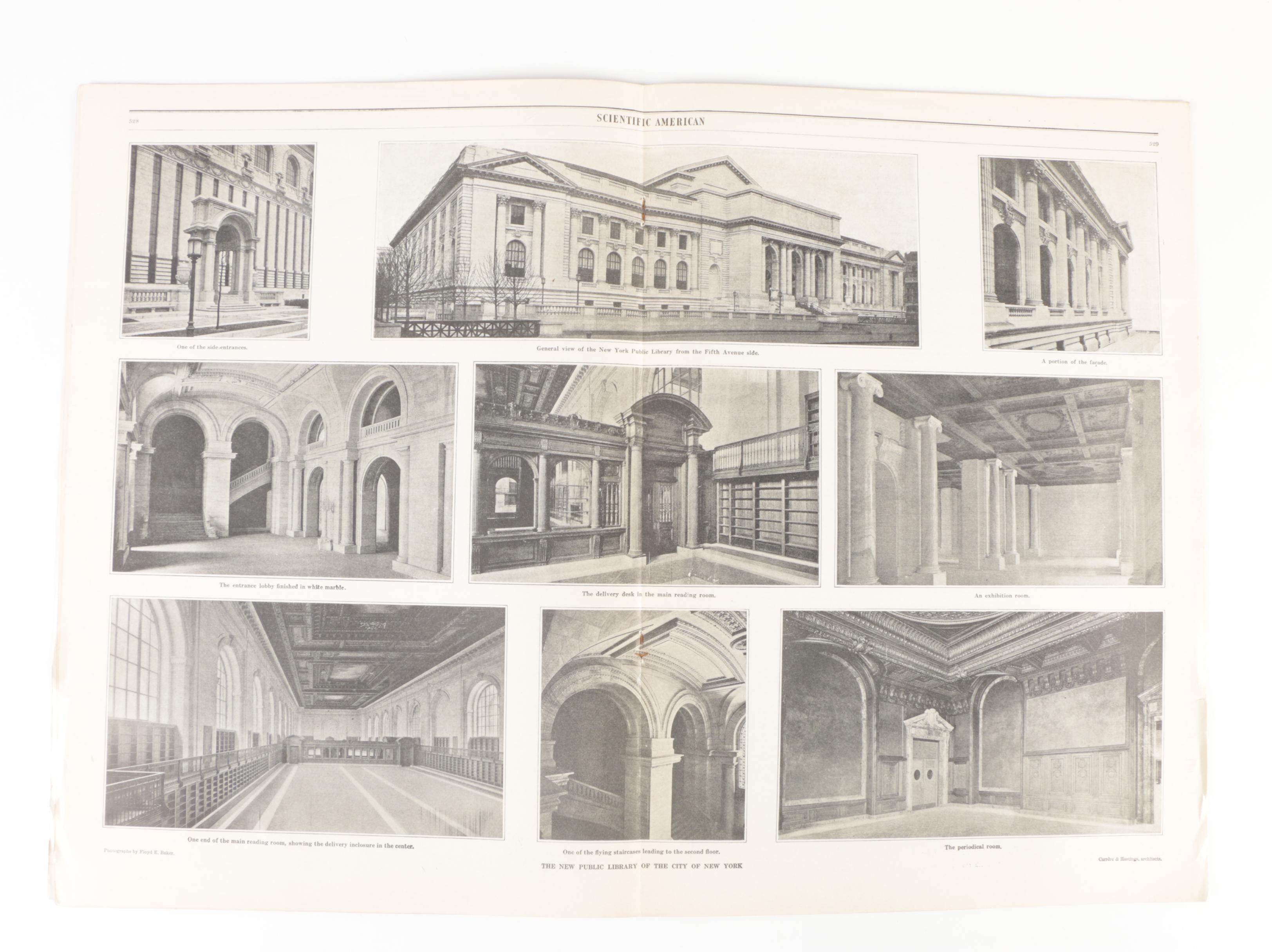 1915 "Scientific American" Magazine 70th Anniversary Issue with Other Issues