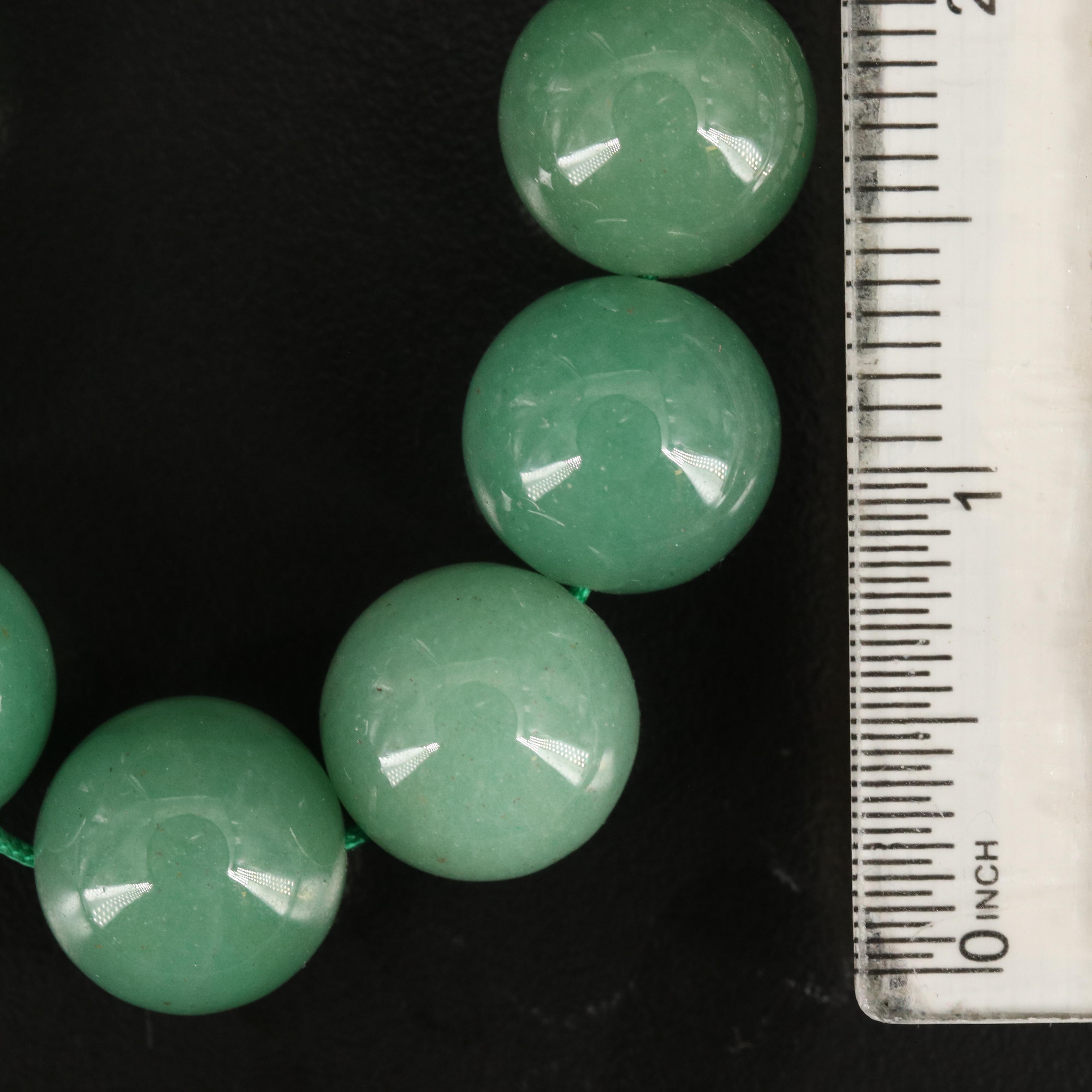 Endless Aventurine Bead Necklace