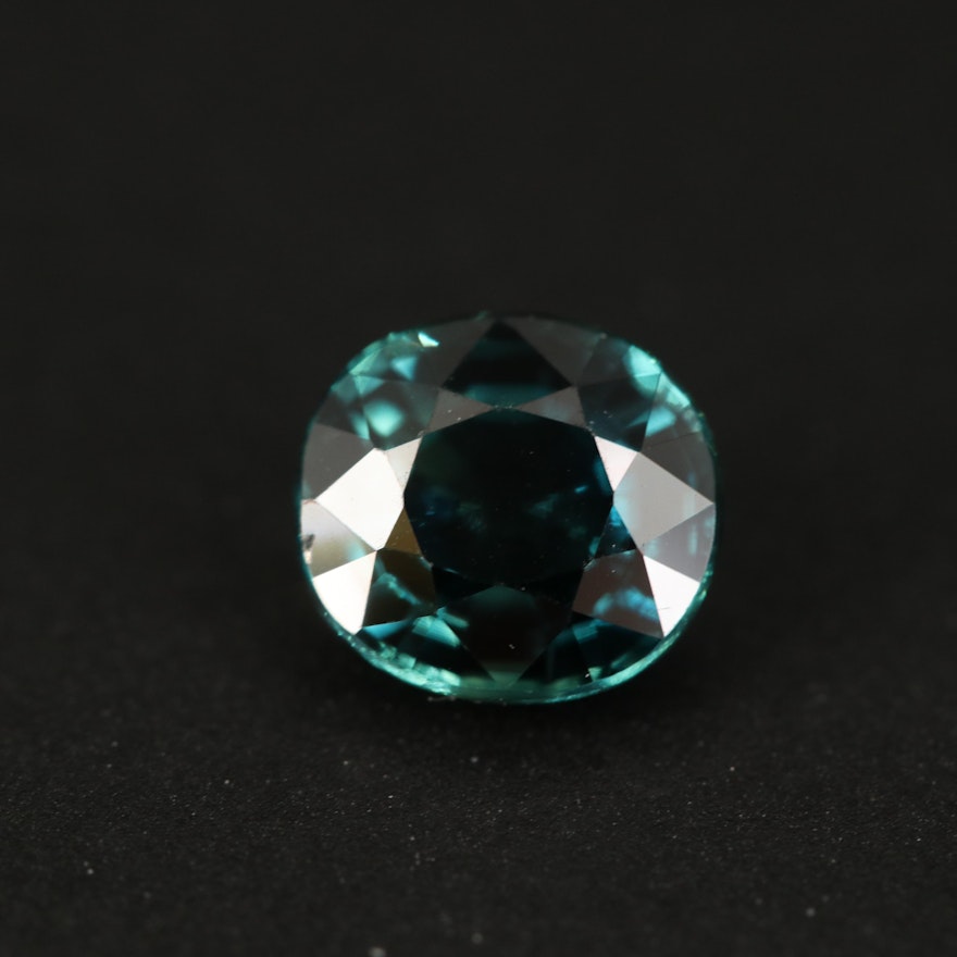 Loose 1.38 CT Oval Faceted Sapphire