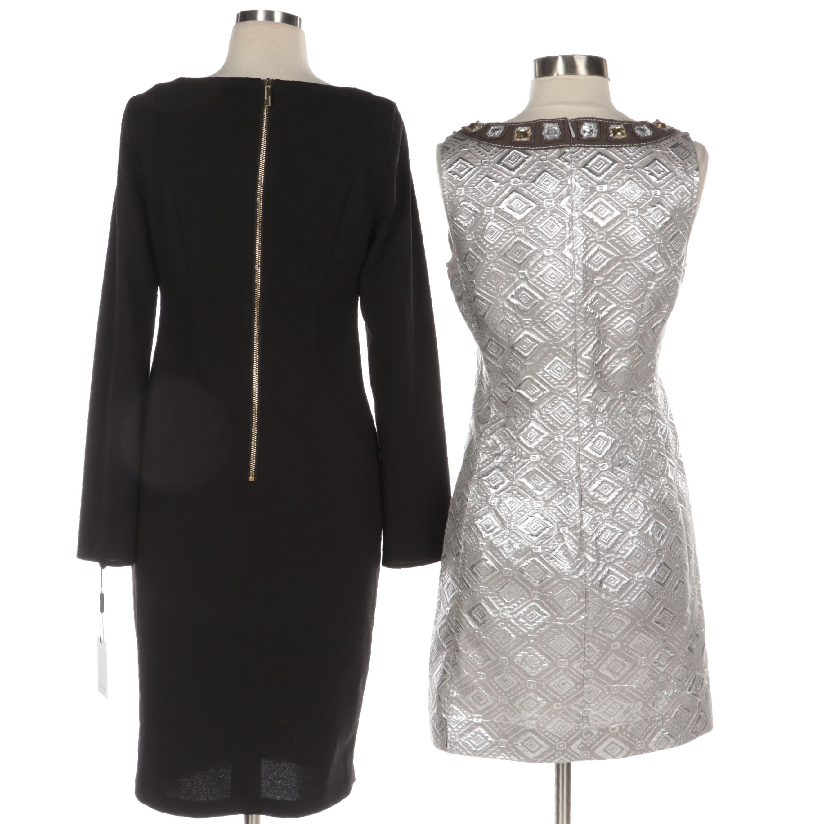 Calvin Klein and Tory Burch Embellished Cocktail and Workwear Dresses