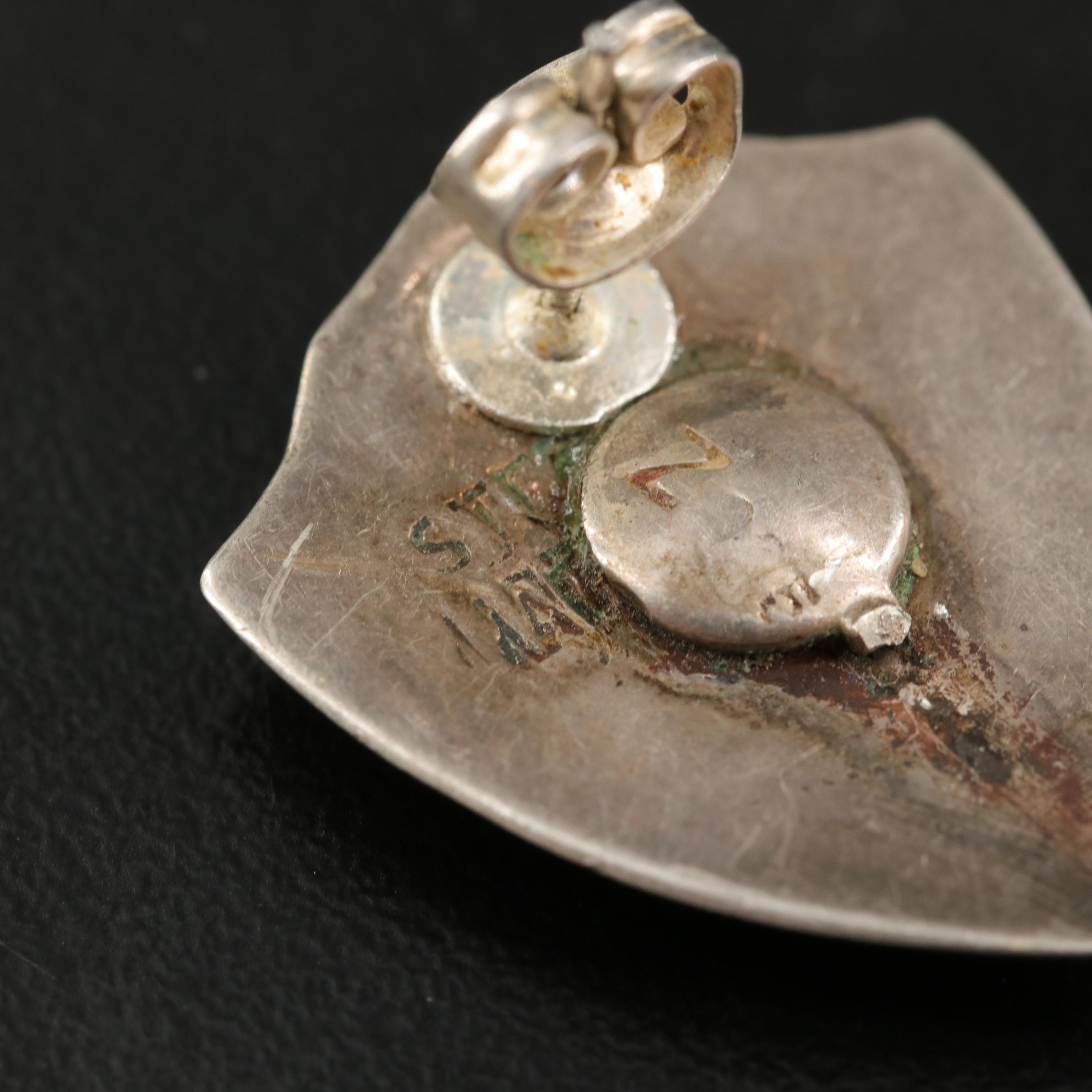 Vintage Thai Sterling Niello Jewelry