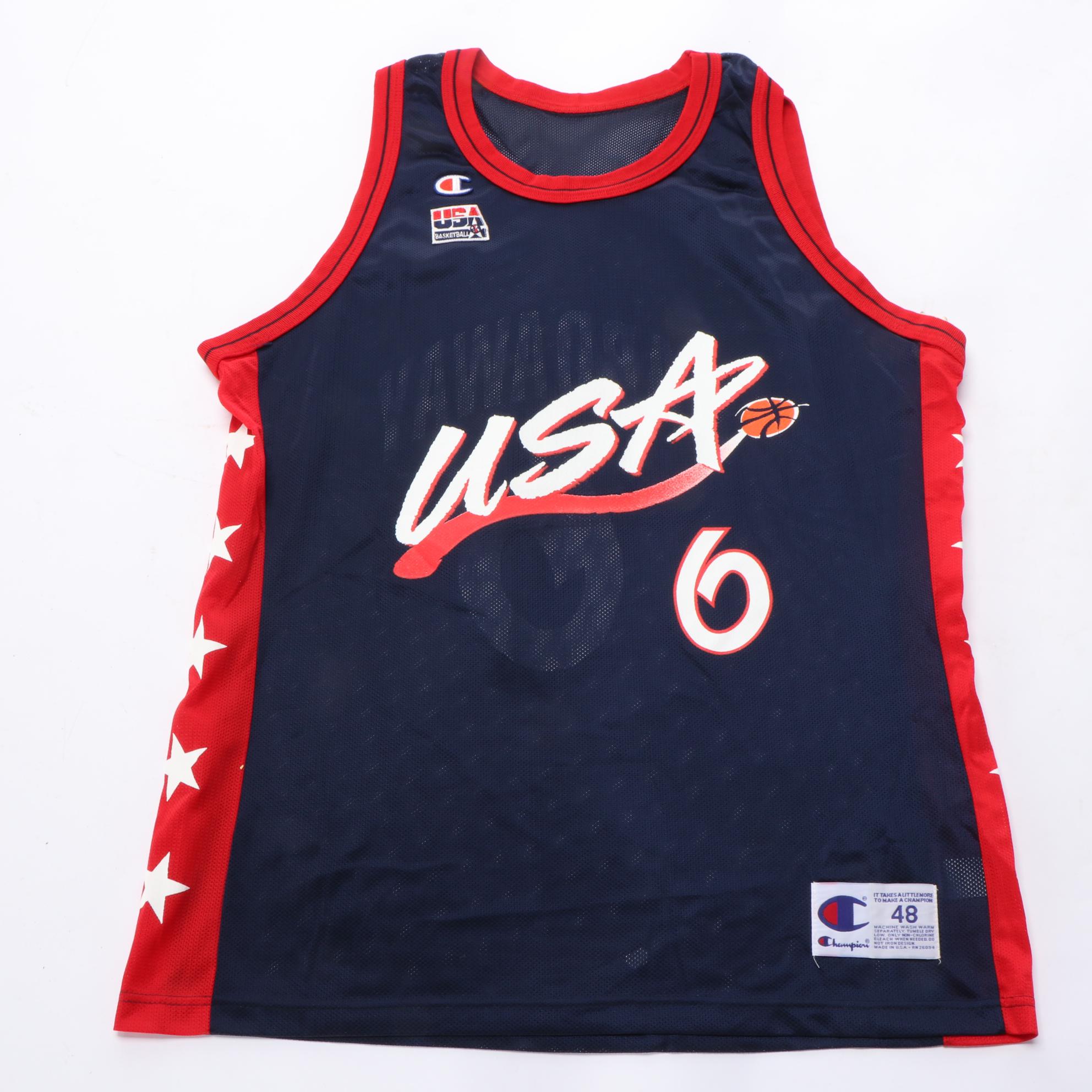 Champion "Dream Team" NBA Jerseys with Hardaway, O'Neal, Stockton and Malone