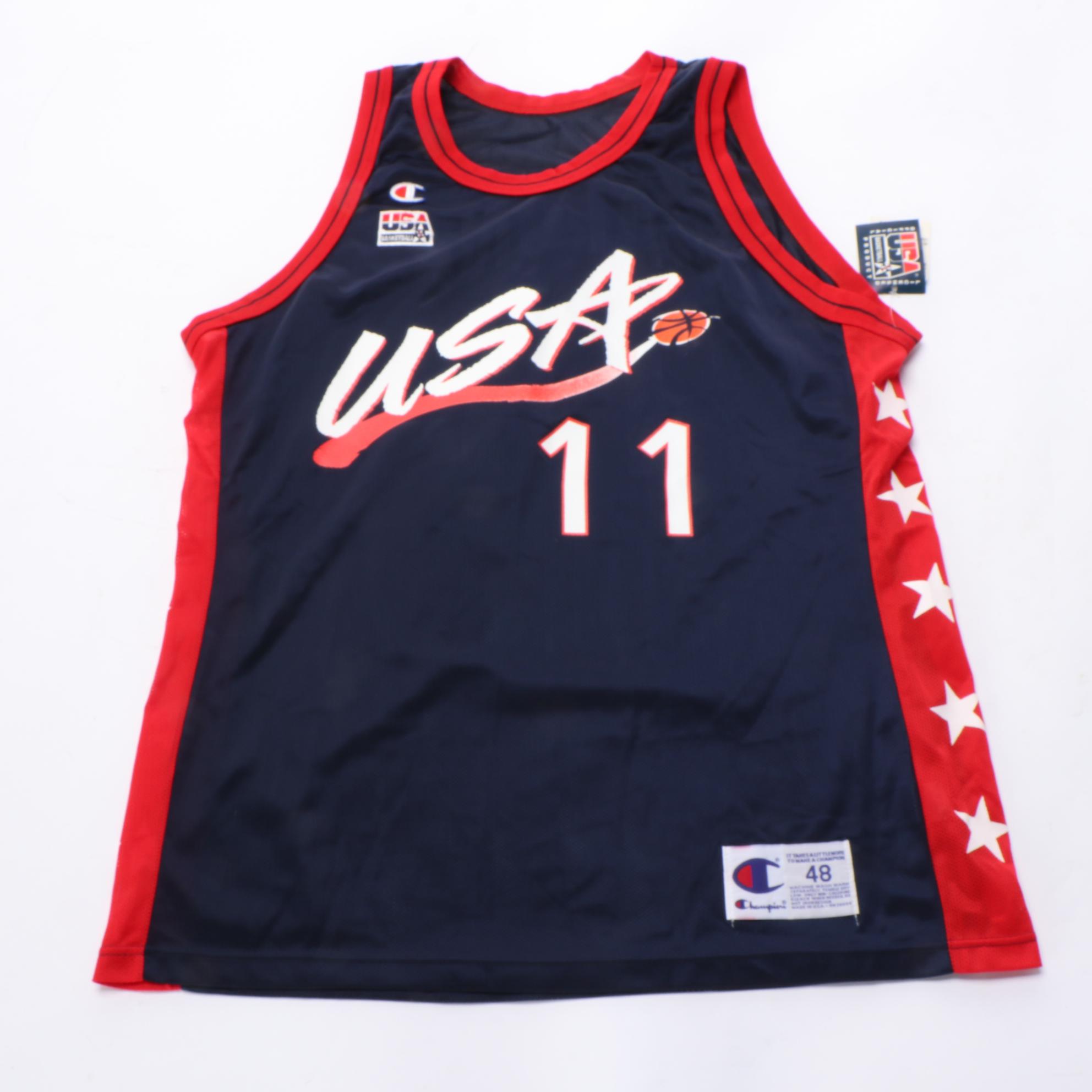 Champion "Dream Team" NBA Jerseys with Hardaway, O'Neal, Stockton and Malone