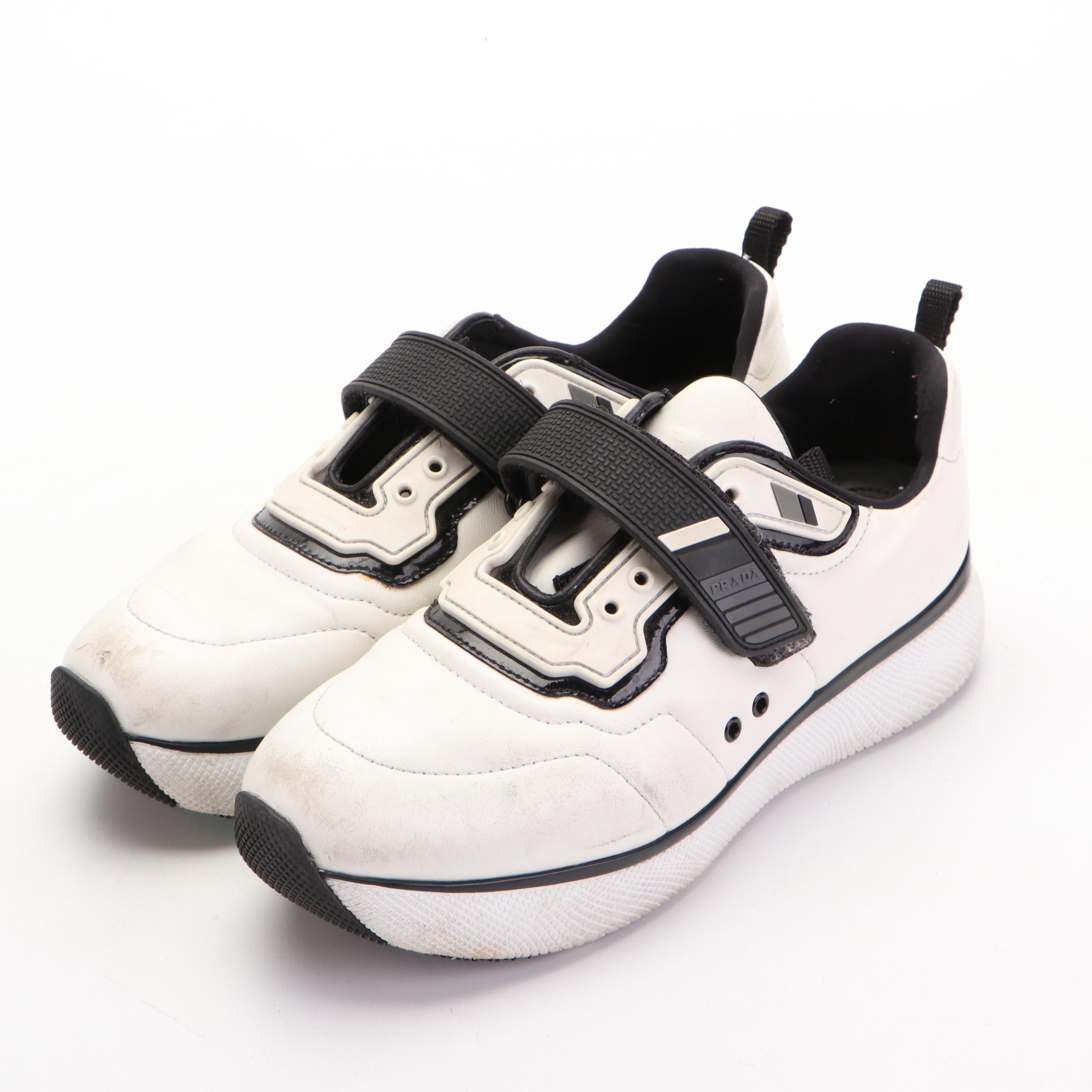 Stella McCartney Adizero XT and Prada Velcro Strap Sneakers