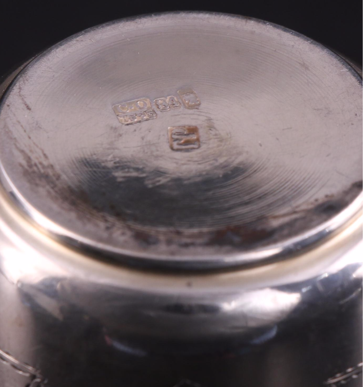 Russian Chased 800 Silver Vodka Cup, 1895