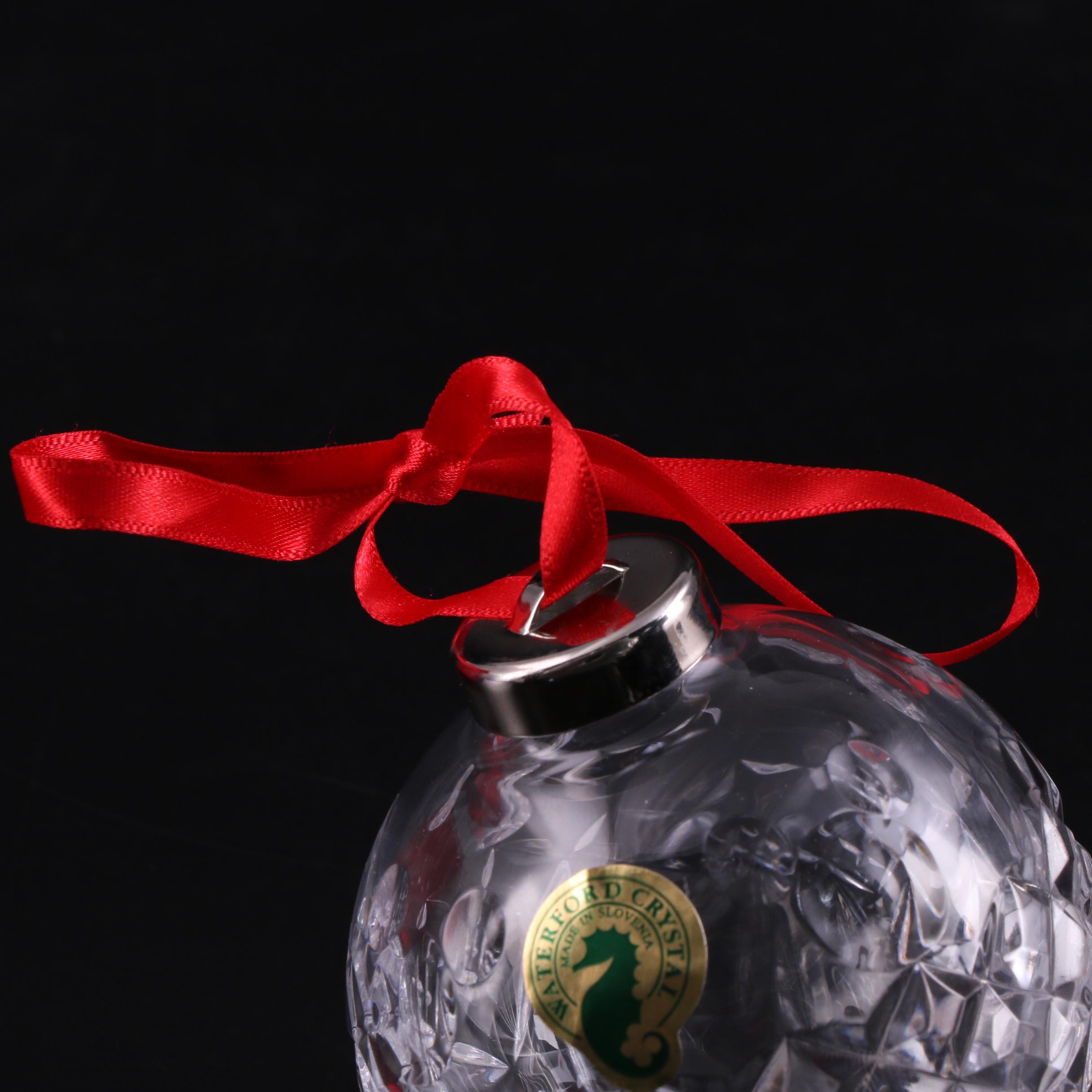 Disney for Waterford Crystal "Mickey Mouse Icon Ball" Ornament