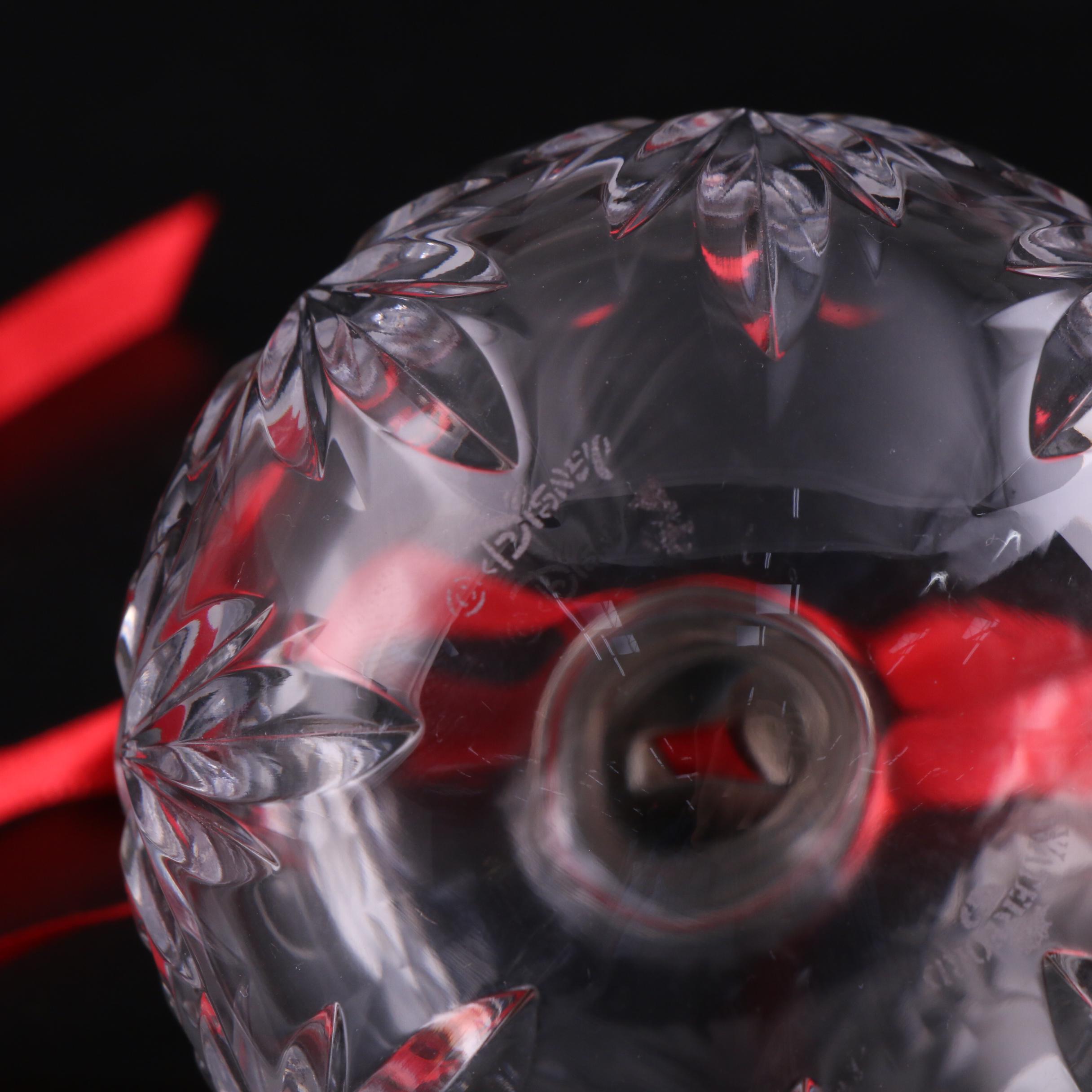 Disney for Waterford Crystal "Mickey Mouse Icon Ball" Ornament