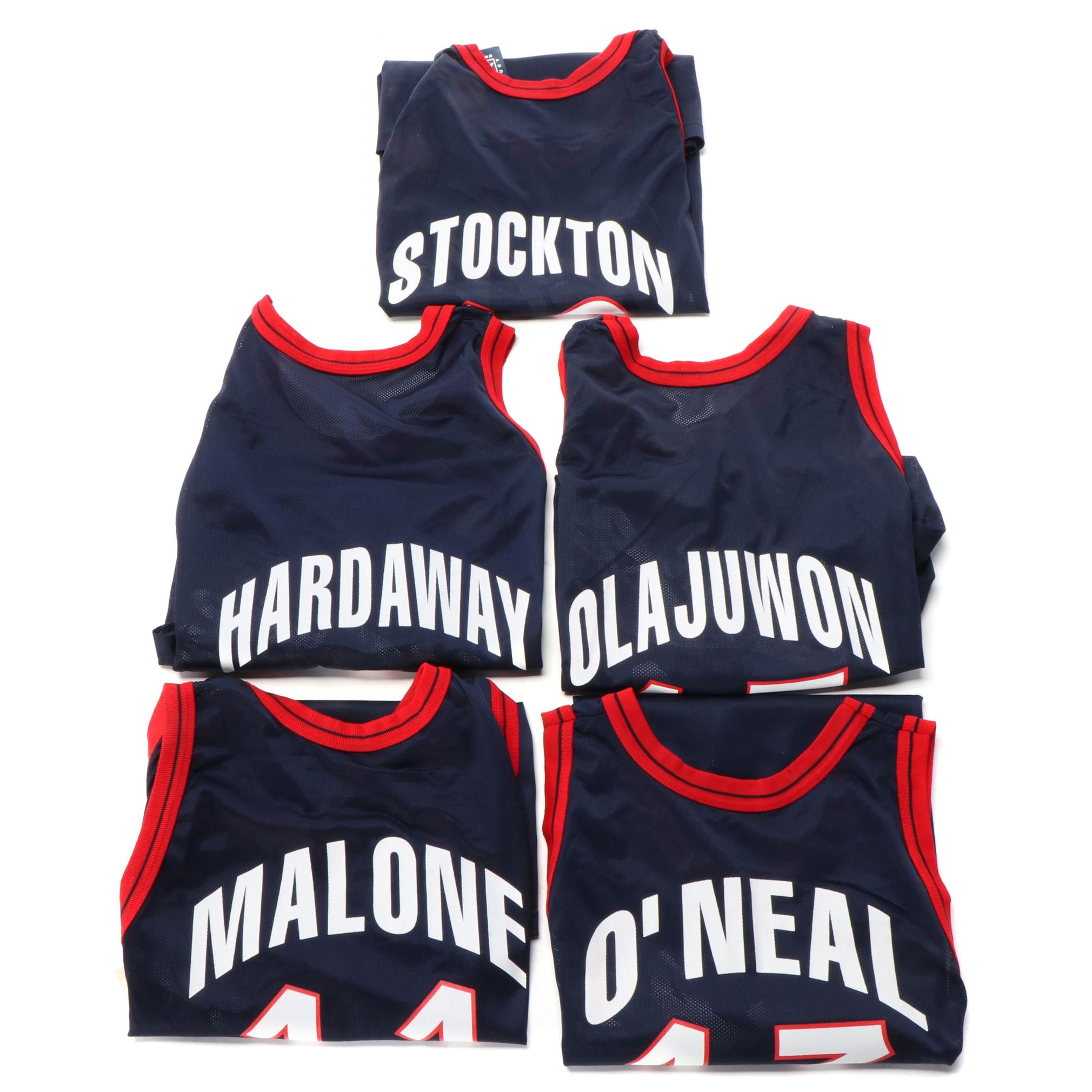 Champion "Dream Team" NBA Jerseys with Hardaway, O'Neal, Stockton and Malone