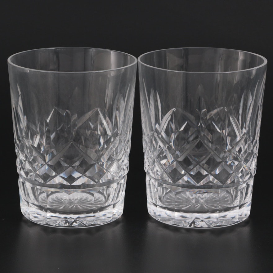 Waterford Crystal "Lismore" Double Old Fashioned Glasses