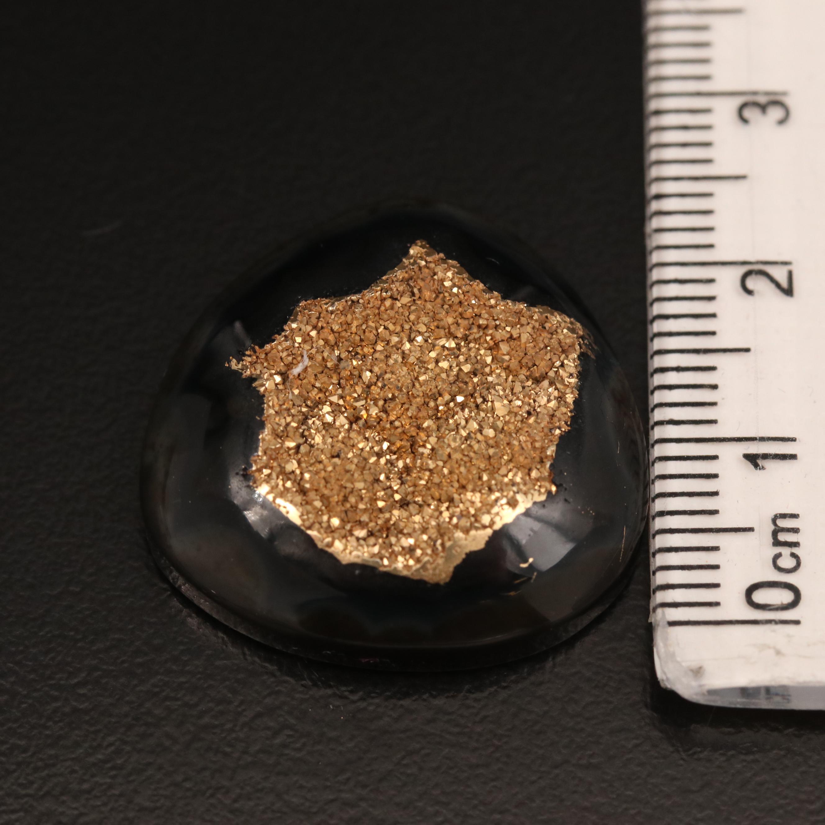 Loose Pear Modified Druzy Tablet