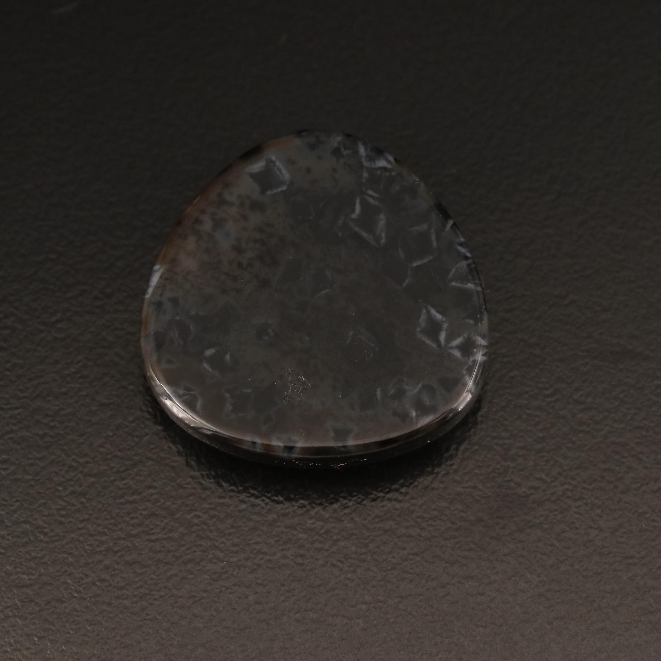 Loose Pear Modified Druzy Tablet