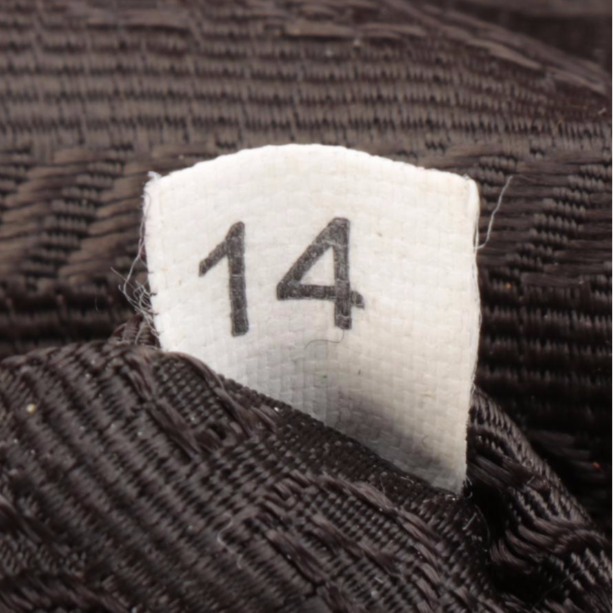 Prada Baguette Shoulder Bag in Dark Tan Leather with Exterior Pockets