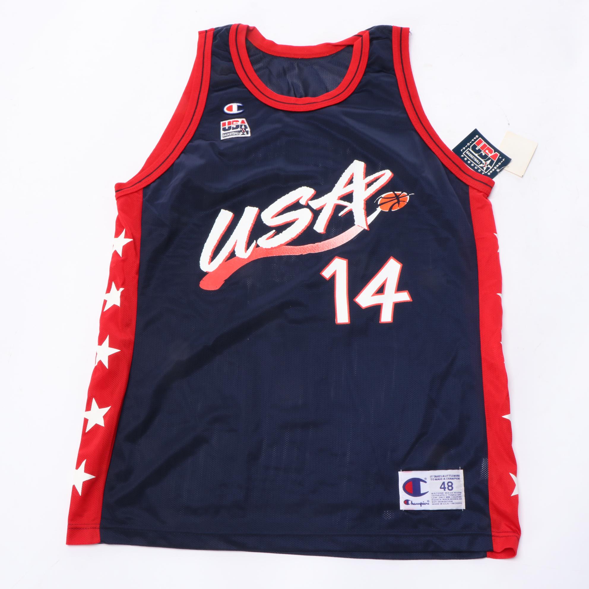 Champion "Dream Team" NBA Jerseys with Richmond, Robinson, O'Neal and Barkley