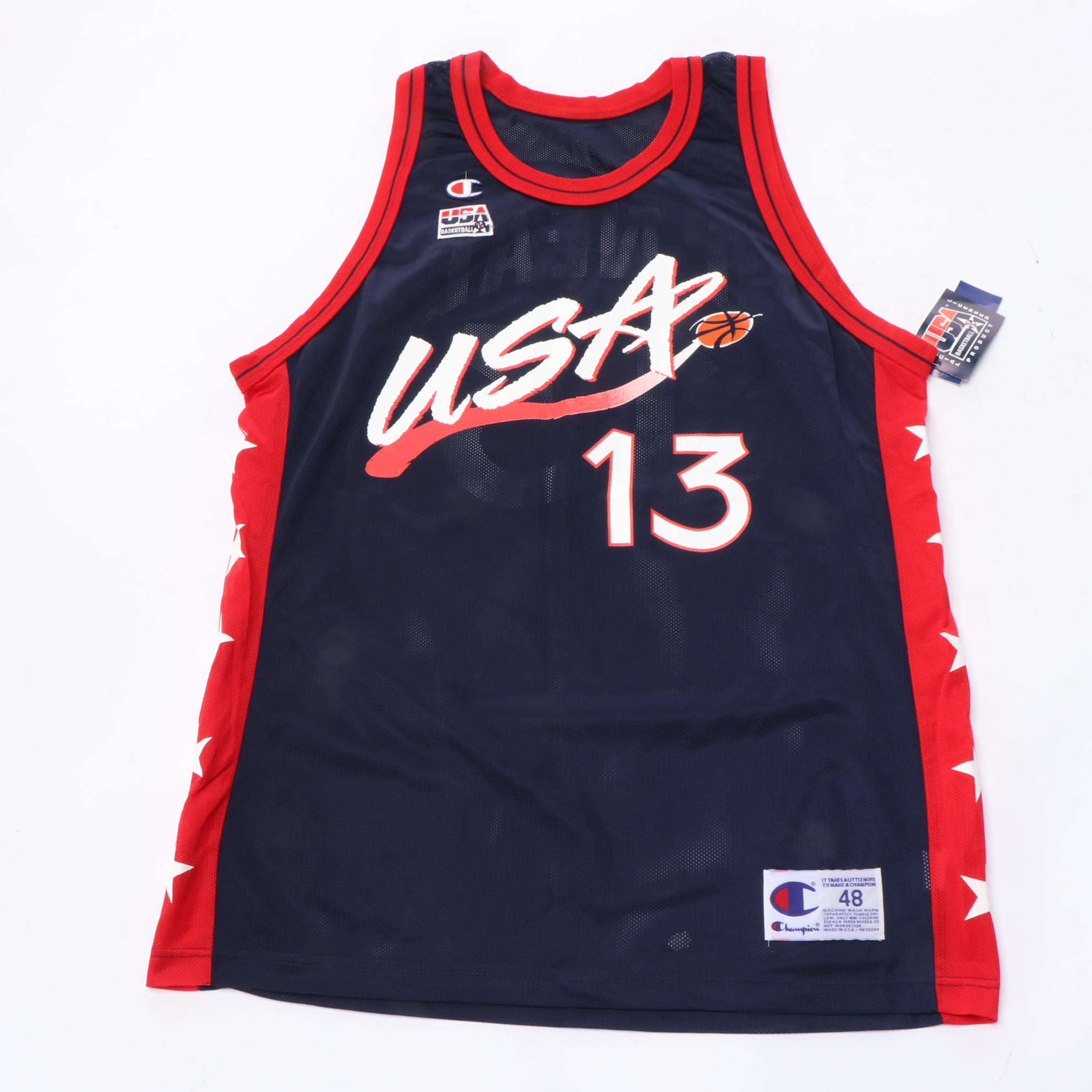 Champion "Dream Team" NBA Jerseys with Richmond, Robinson, O'Neal and Barkley