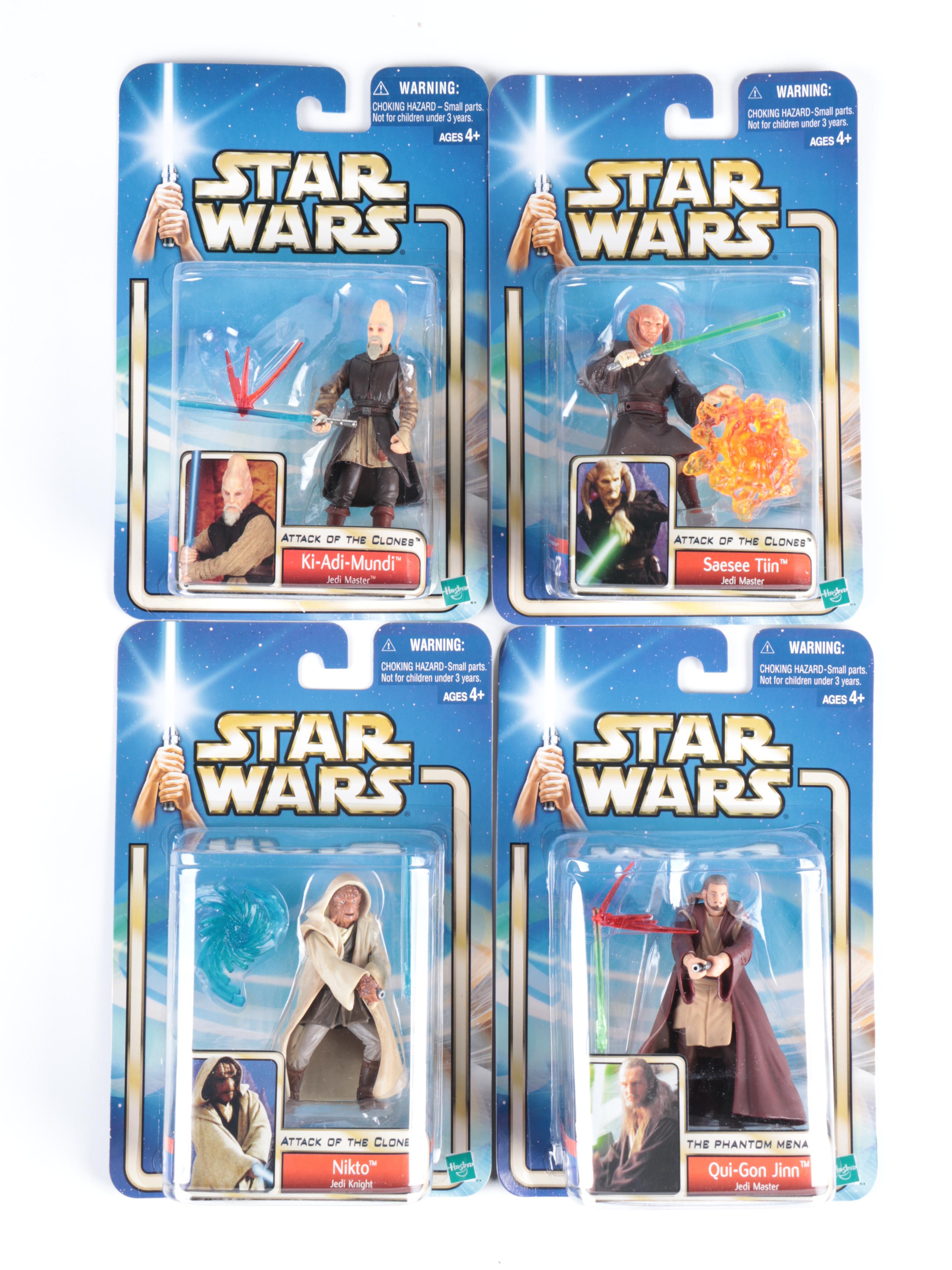 Collection of Unopened "Star Wars" Action Figures by Hasbro, Early 2000s