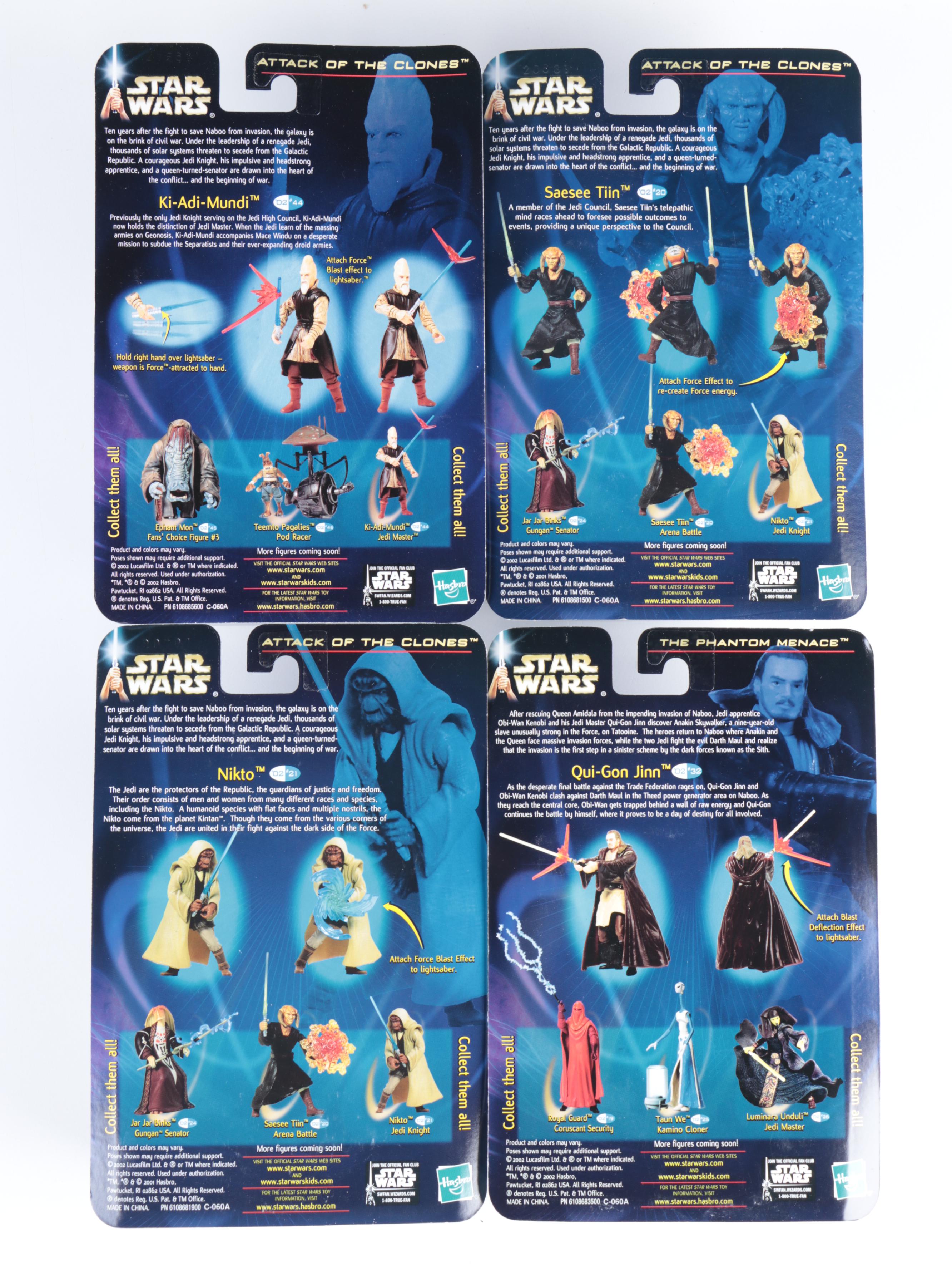 Collection of Unopened "Star Wars" Action Figures by Hasbro, Early 2000s